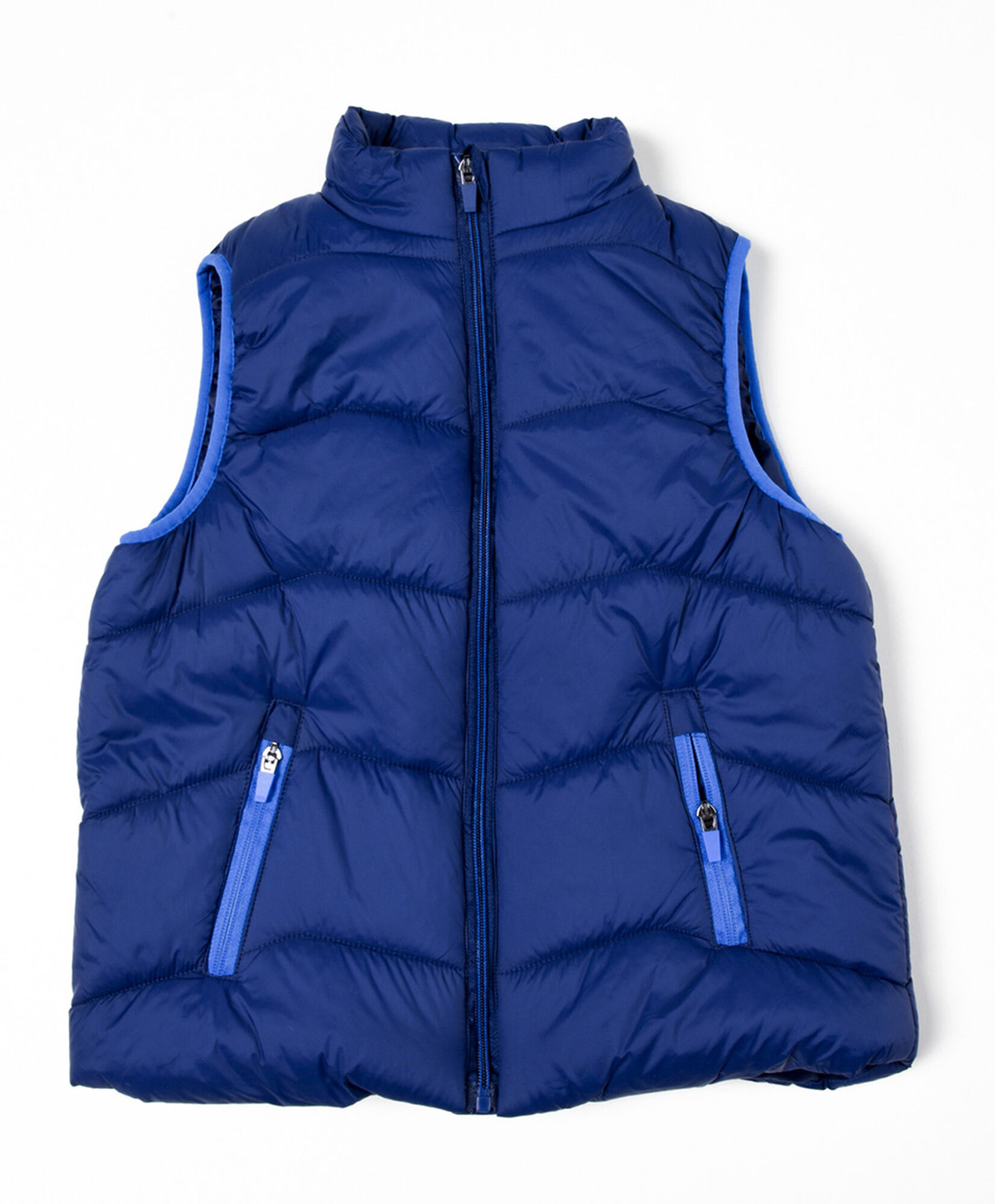 Parka niño sin mangas azul Parka niño sin mangas azul