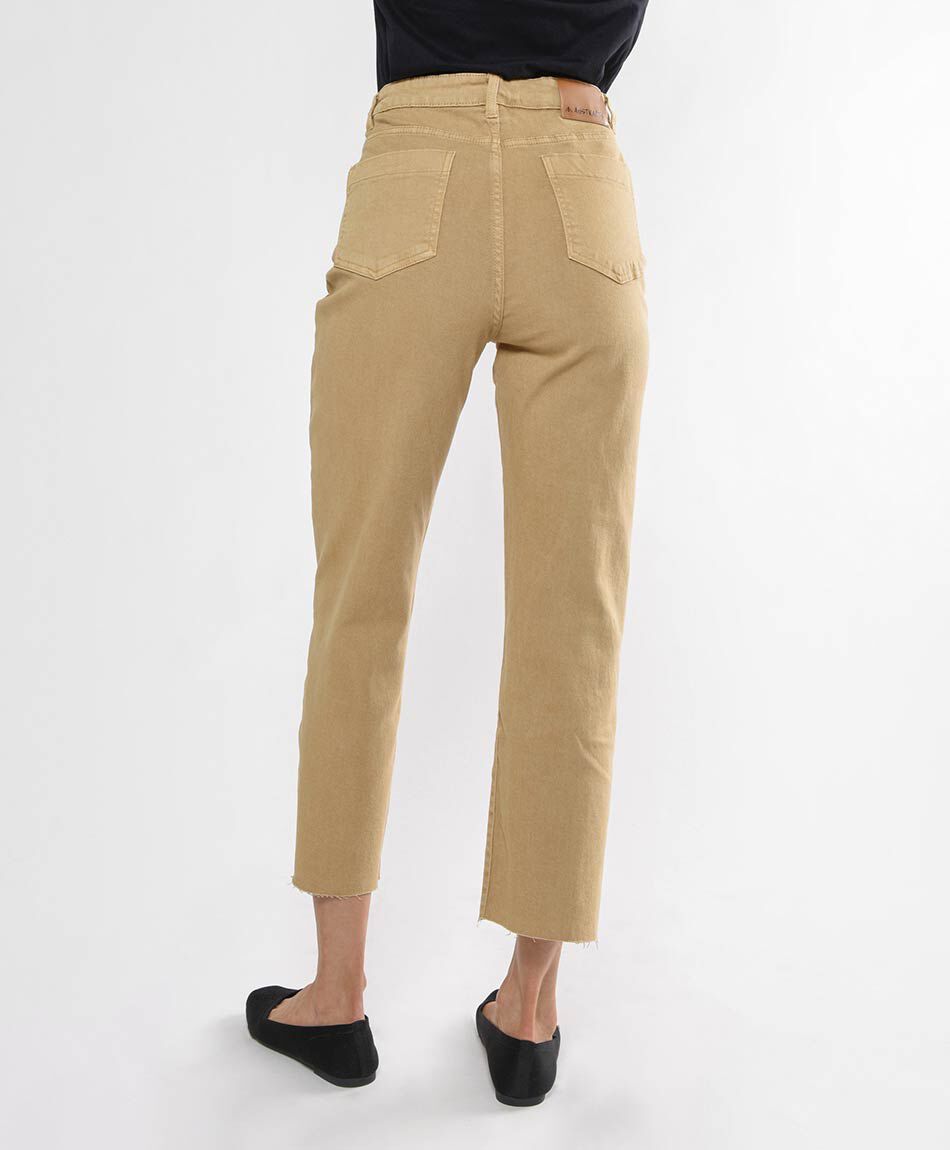 Pantal&oacute;n mujer color basta desflecada