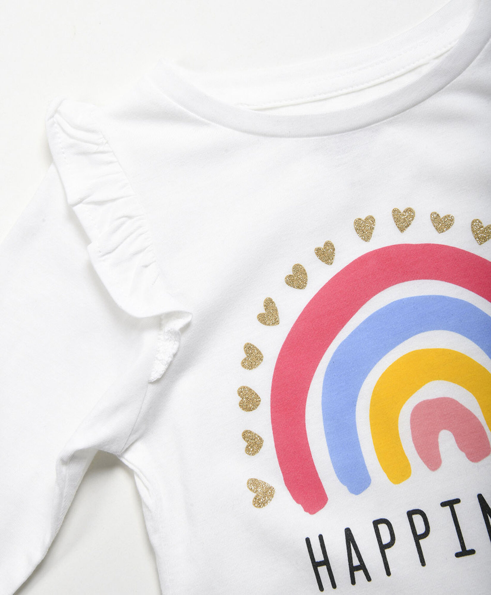 Polera bebé arcoiris vuelos Polera bebé arcoiris vuelos
