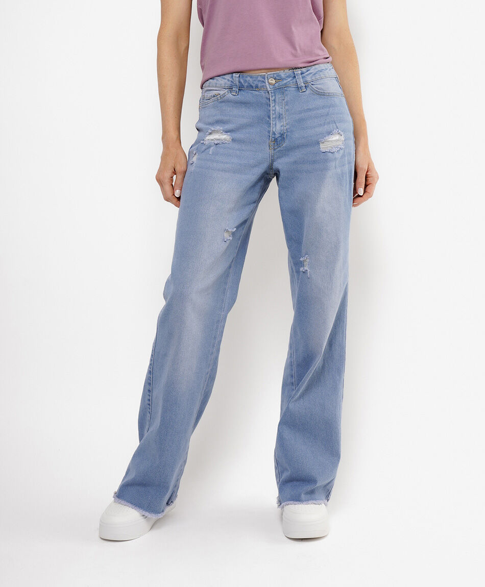 Jeans mujer wide leg