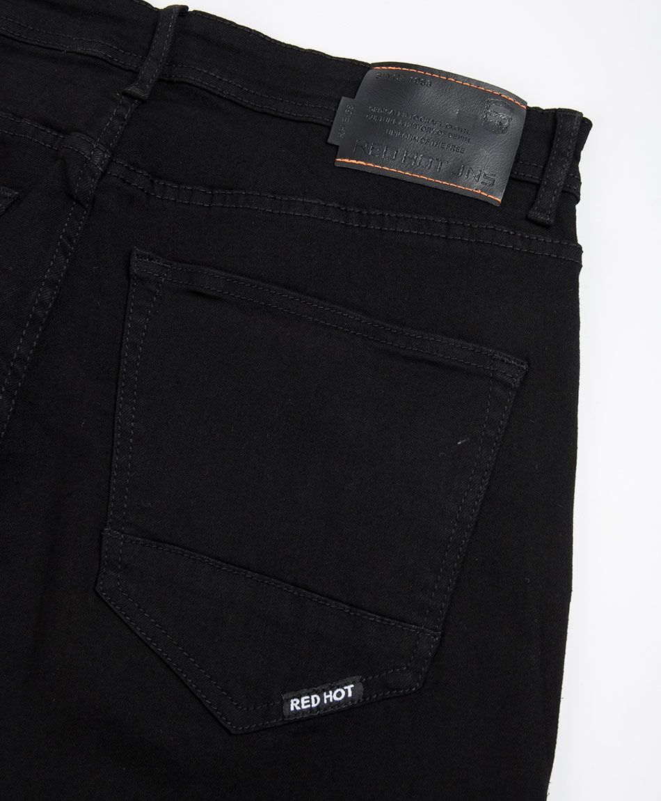 Jeans hombre skinny negro