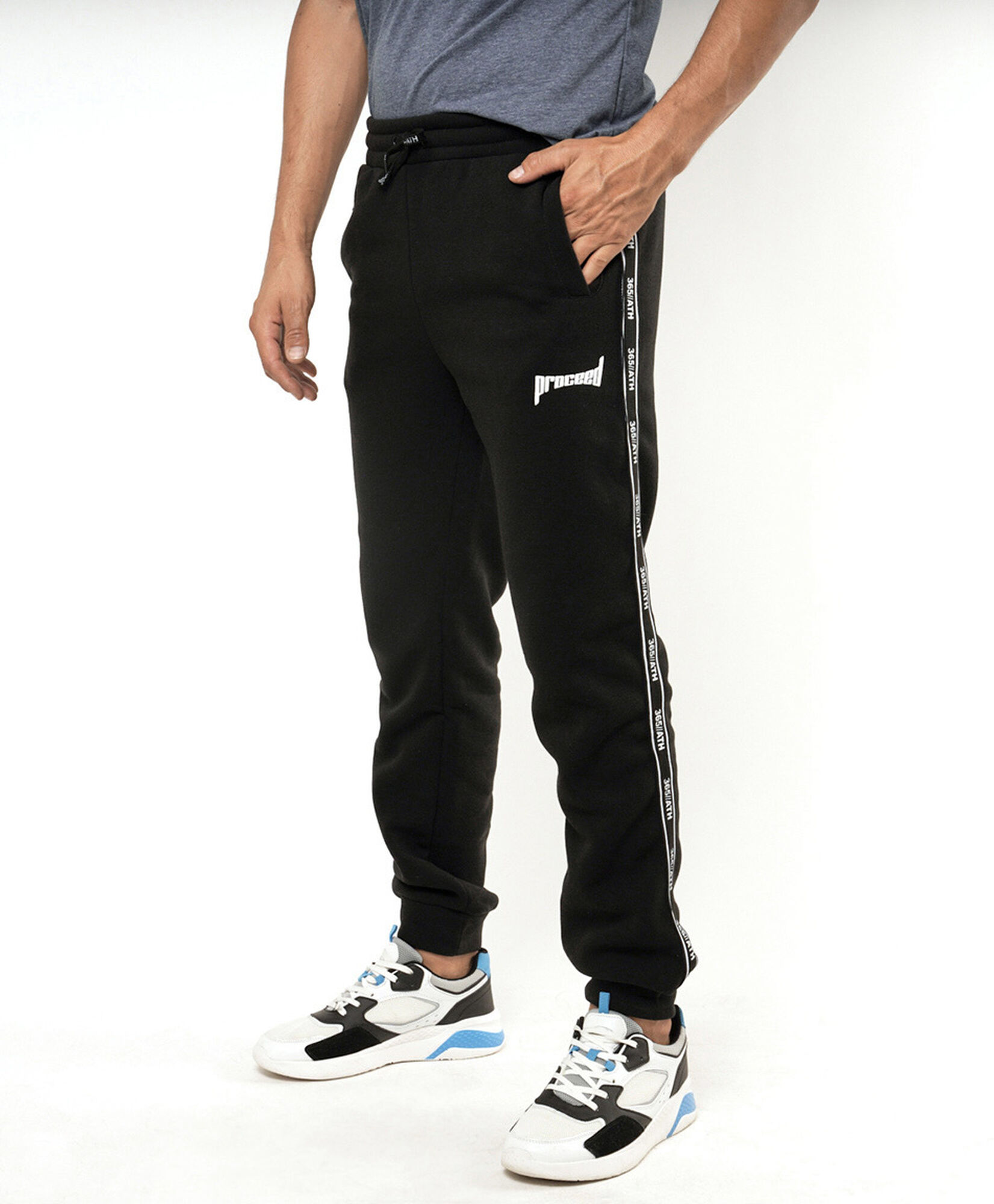 Pantalón deportivo hombre print lateral Pantalón deportivo hombre print lateral