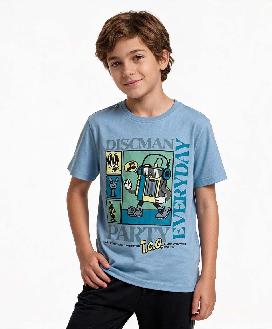 Polera ni&ntilde;o retro