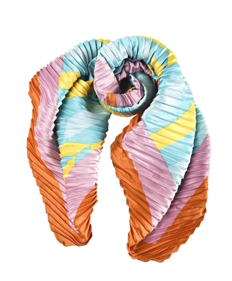 Pa&ntilde;uelo mujer satinado colores
