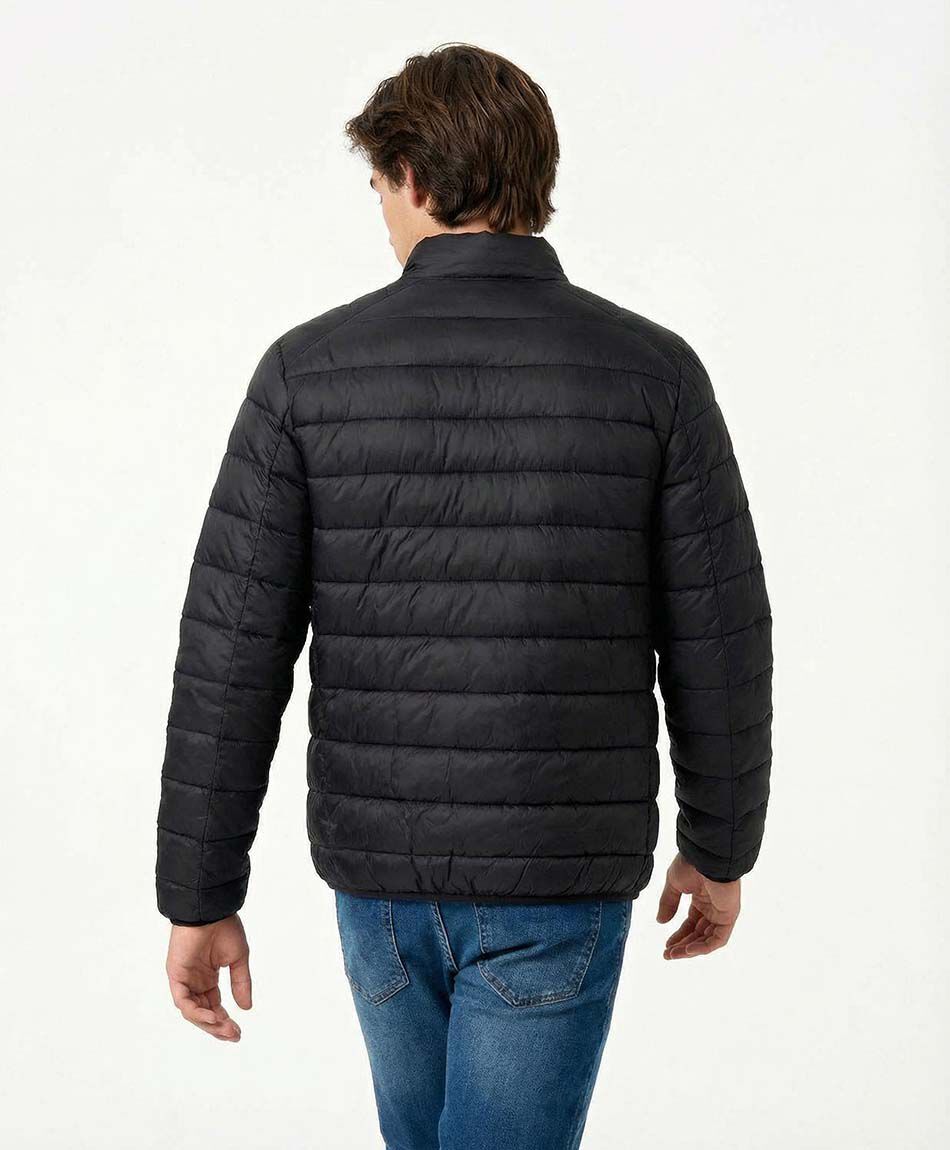 Parka hombre sin gorro acolchada