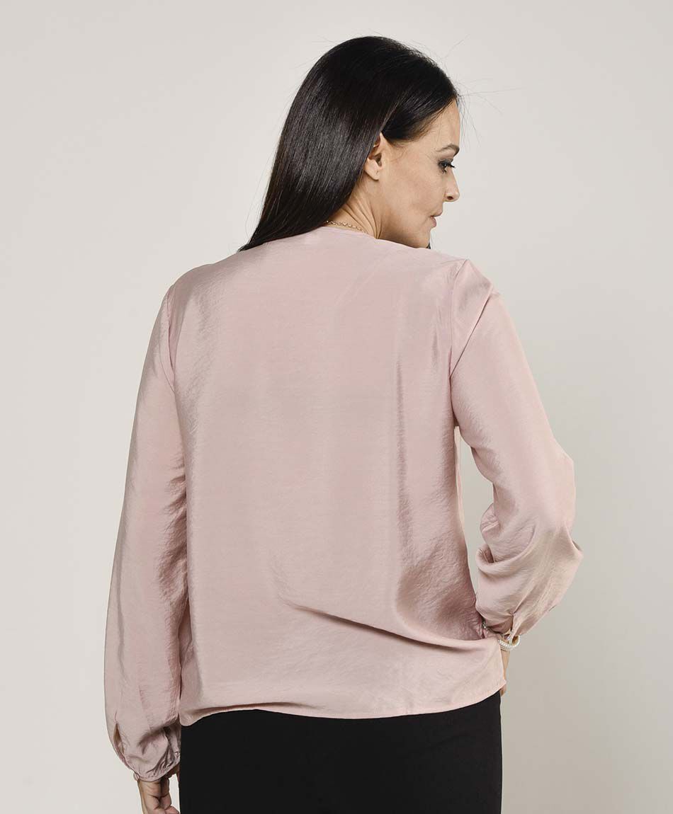 Blusa mujer hombros elasticados