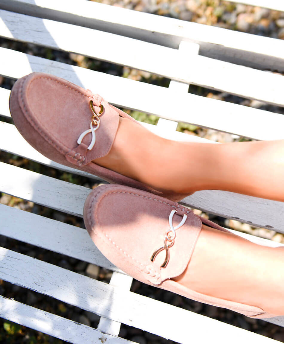 Ballerina mujer hebilla cruzada