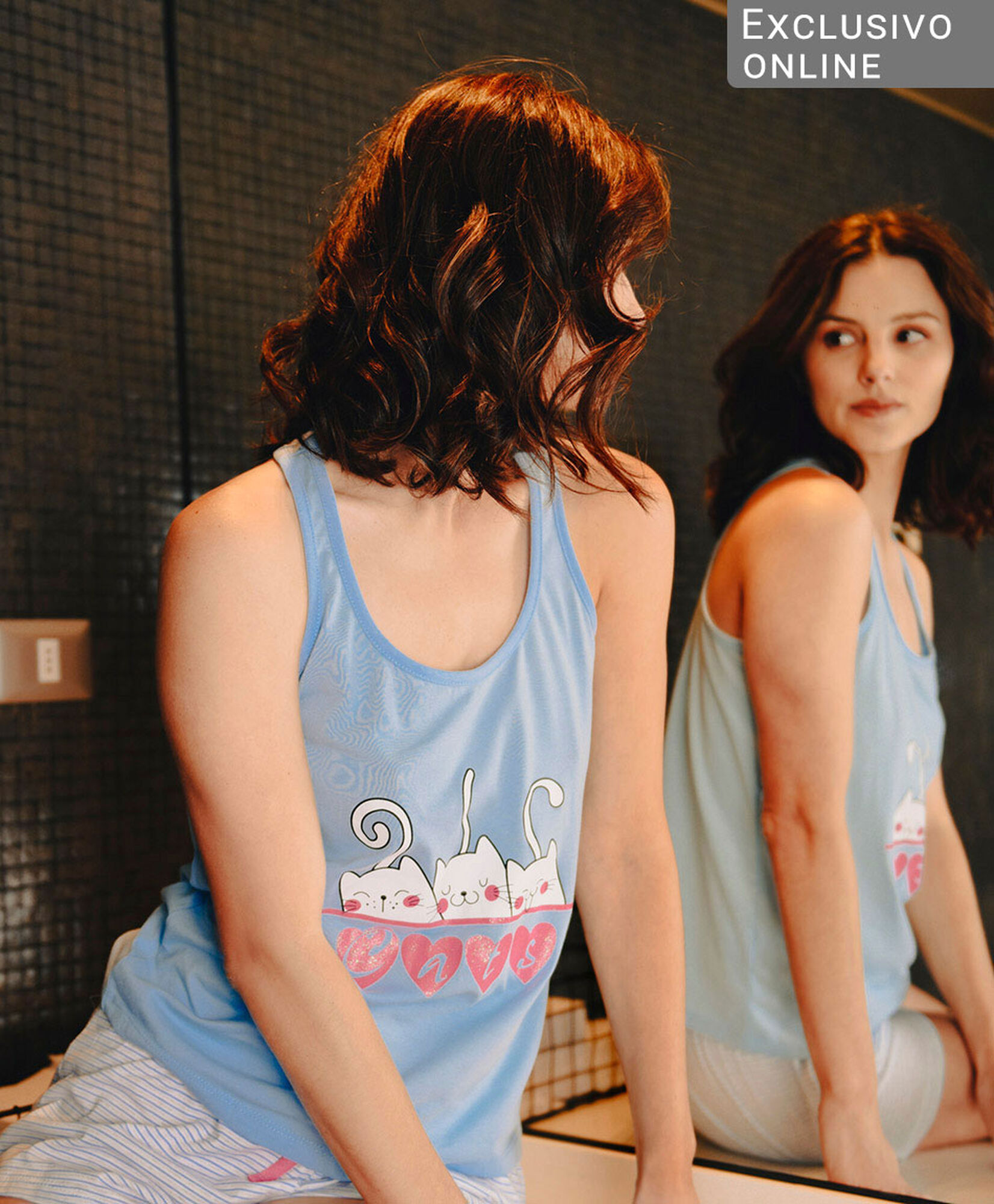 Pijama mujer cats 2 piezas Pijama mujer cats 2 piezas