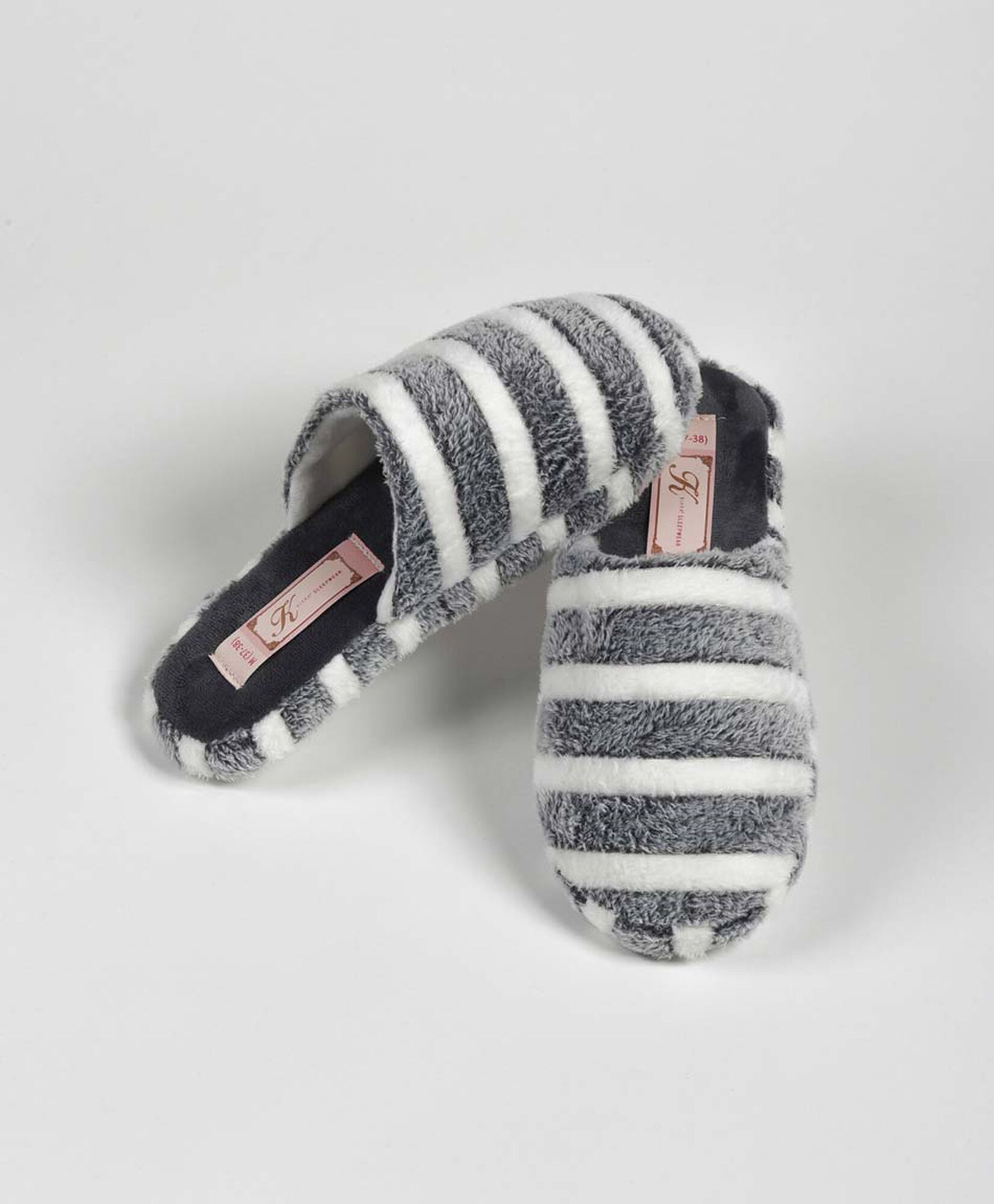 Pantuflas mujer rayas Pantuflas mujer rayas