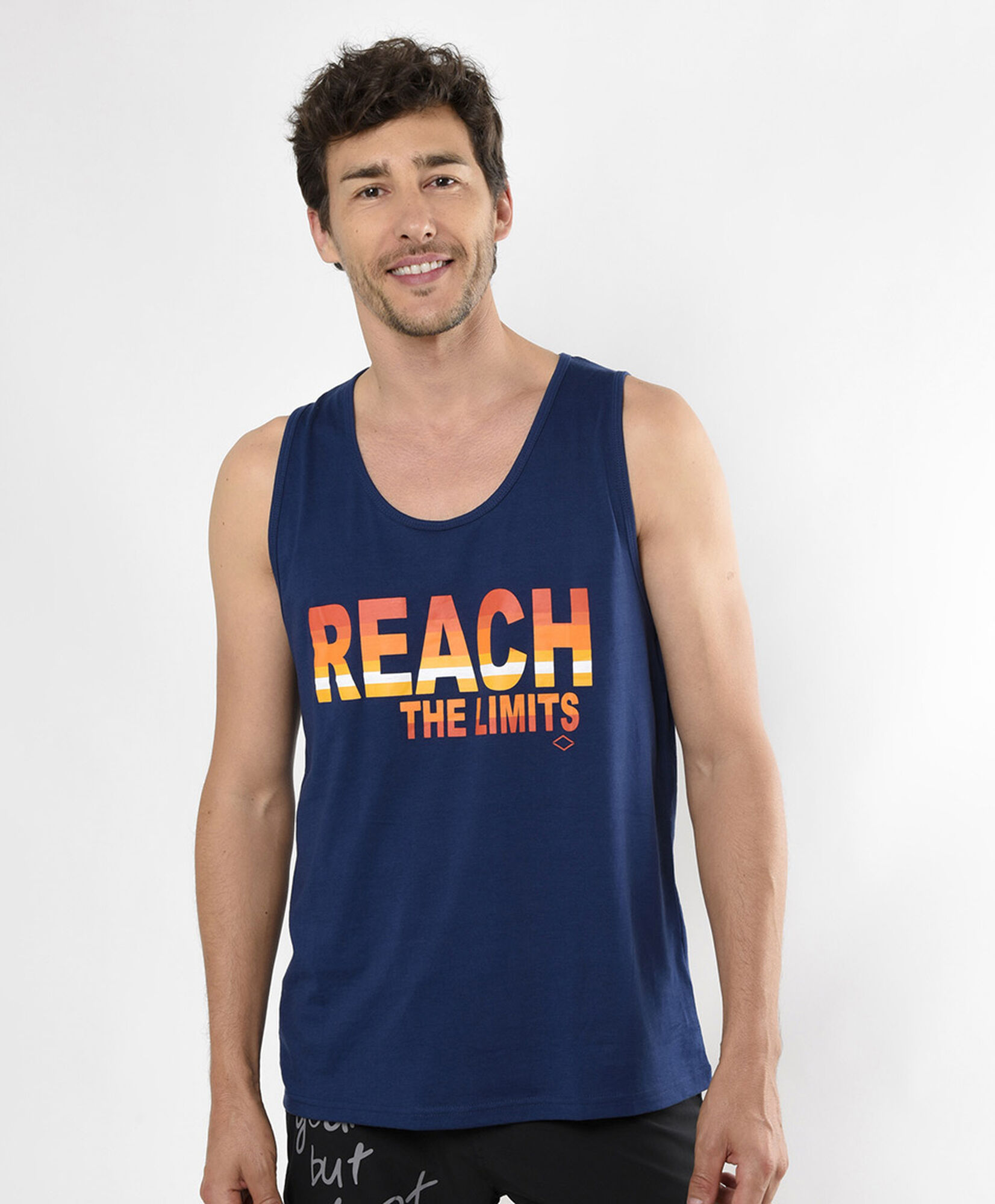 Polera hombre frase sin mangas Polera hombre frase sin mangas