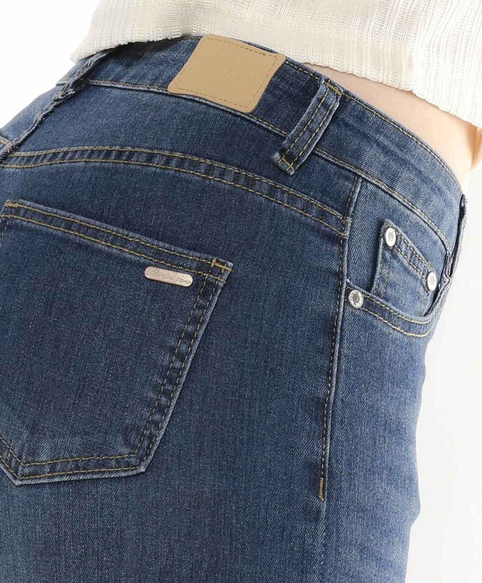 Jeans mujer basta doblada Jeans mujer basta doblada
