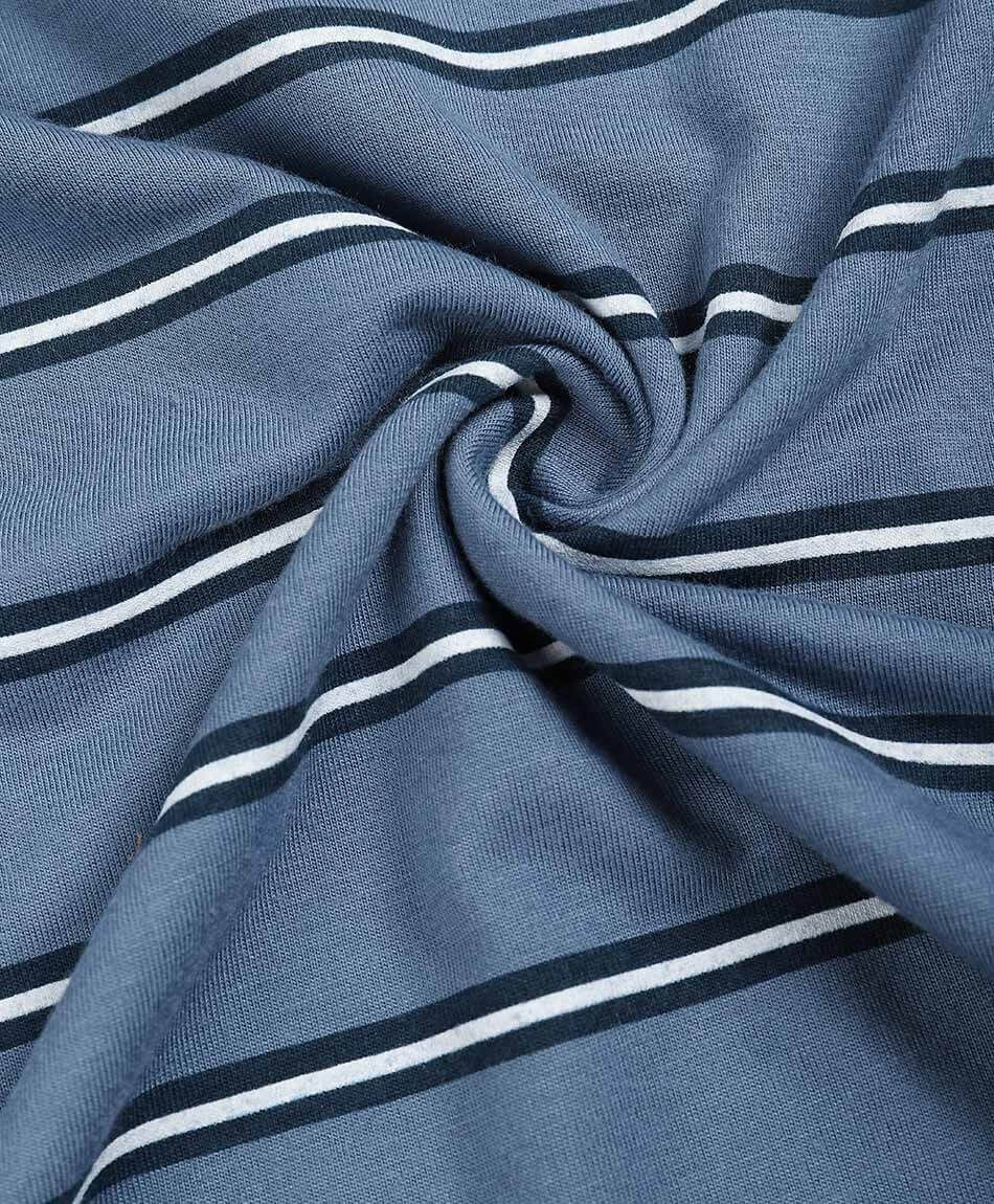 Pijama hombre cuello v l&iacute;neas blue