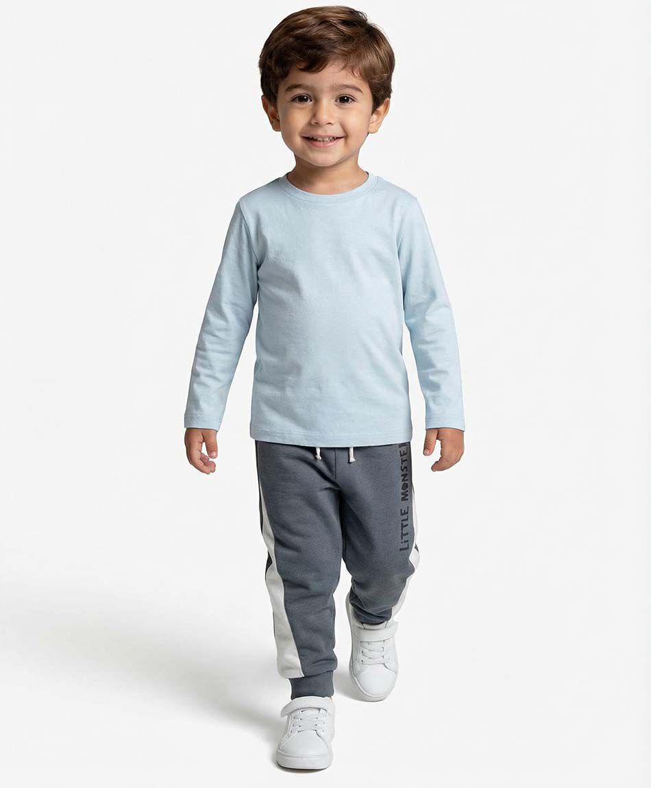 Pantal&oacute;n beb&eacute; buzo linea blanca