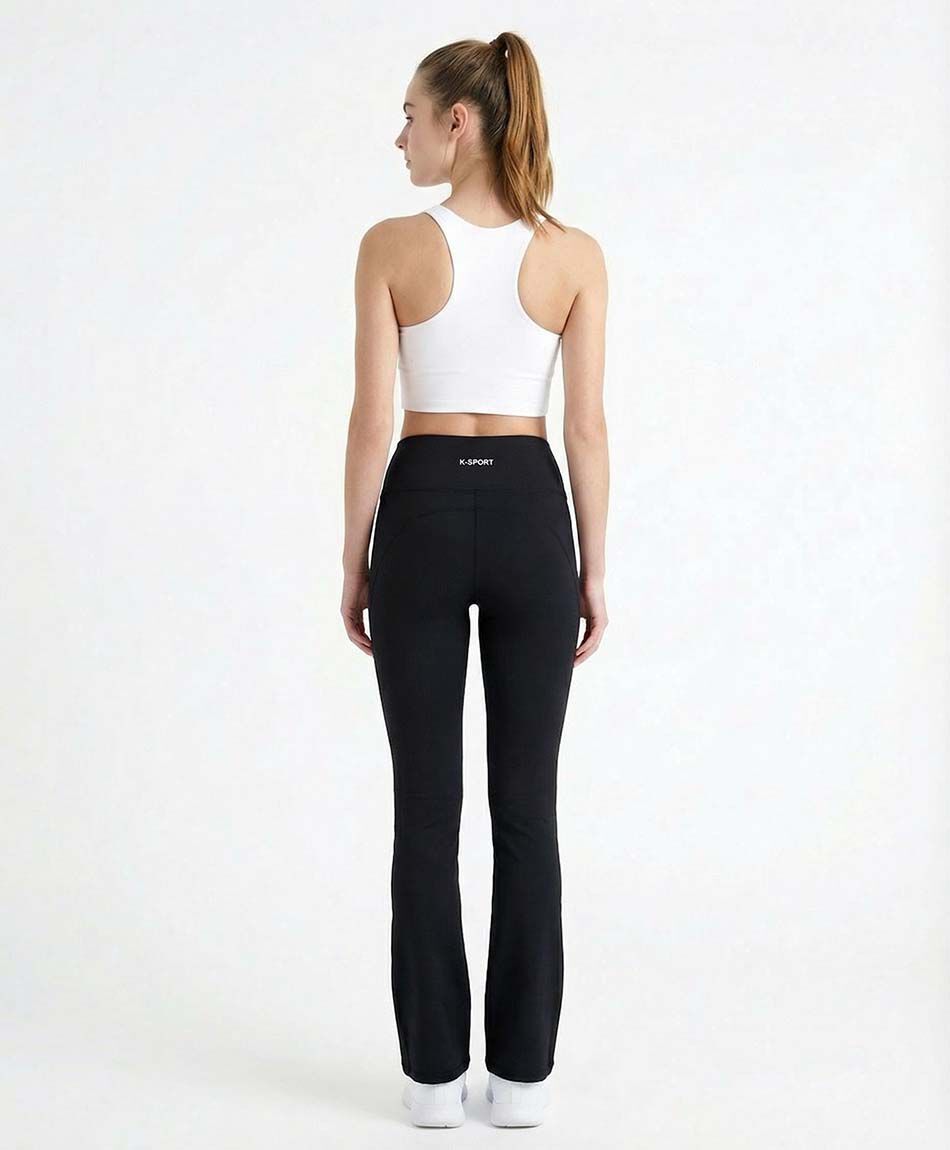 Calza deportiva mujer flare black