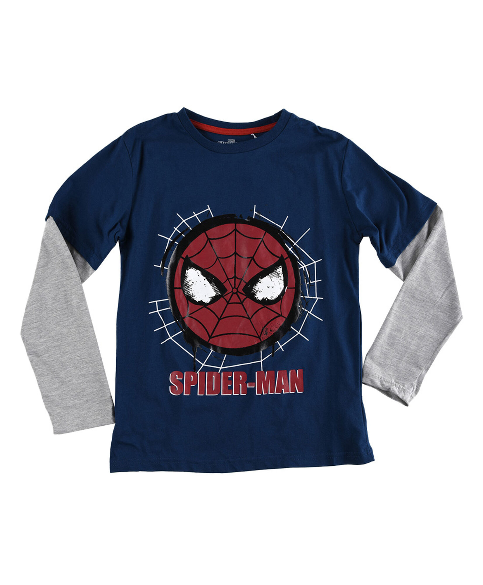 Polera niño spiderman bicolor Polera niño spiderman bicolor