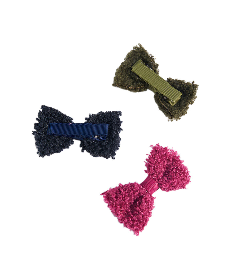 Set 3 pinches infantil cintas sherpa