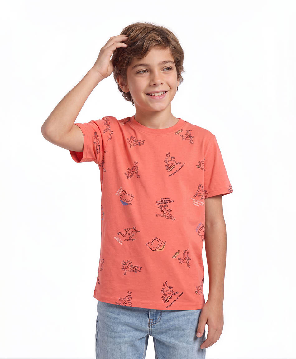 Polera ni&ntilde;o trucos skate