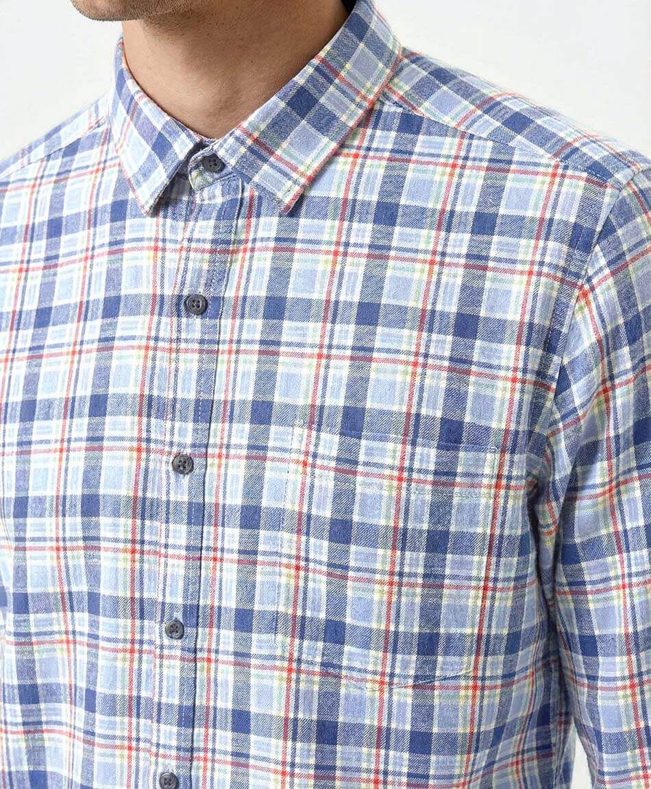 Camisa hombre cuadrill&eacute;