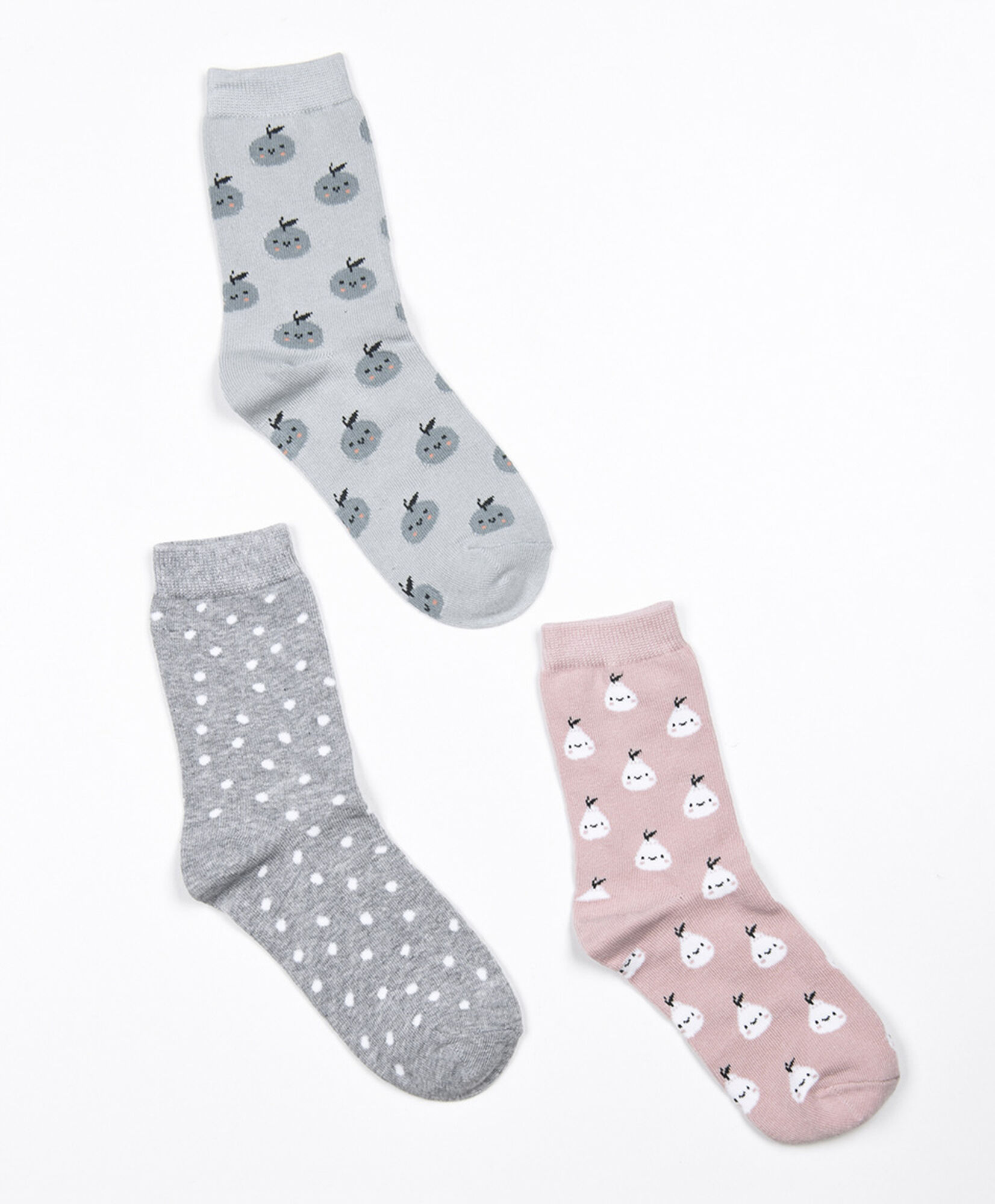 Pack 3 calcetines mujer frutas Pack 3 calcetines mujer frutas