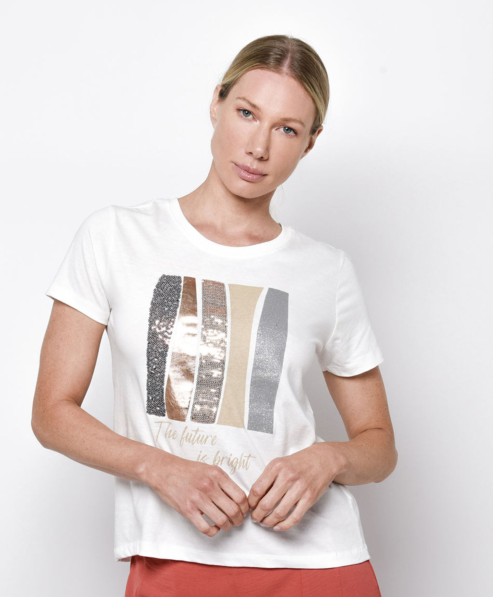 Polera mujer estampado future Polera mujer estampado future