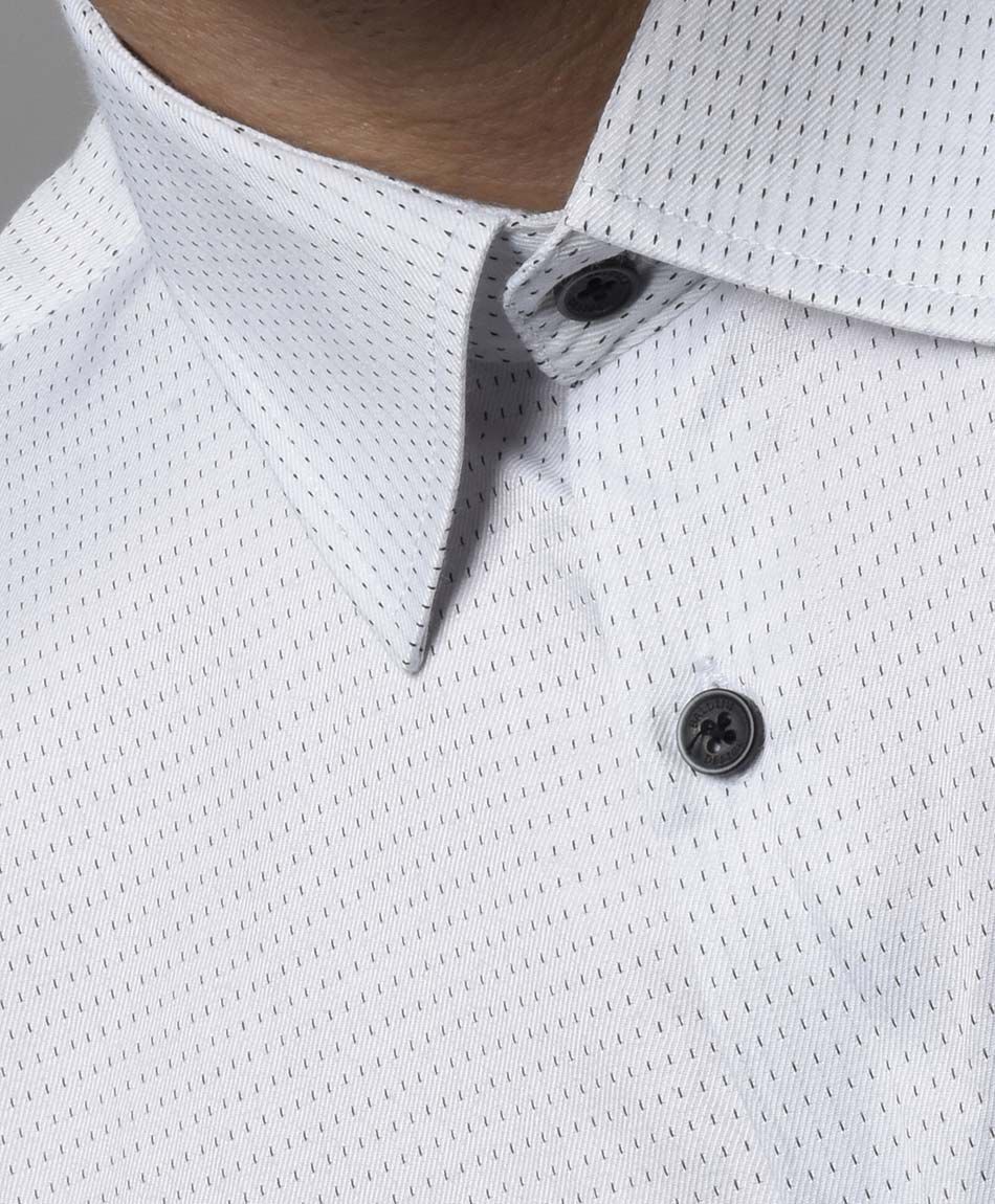 Camisa hombre mini l&iacute;neas manga larga