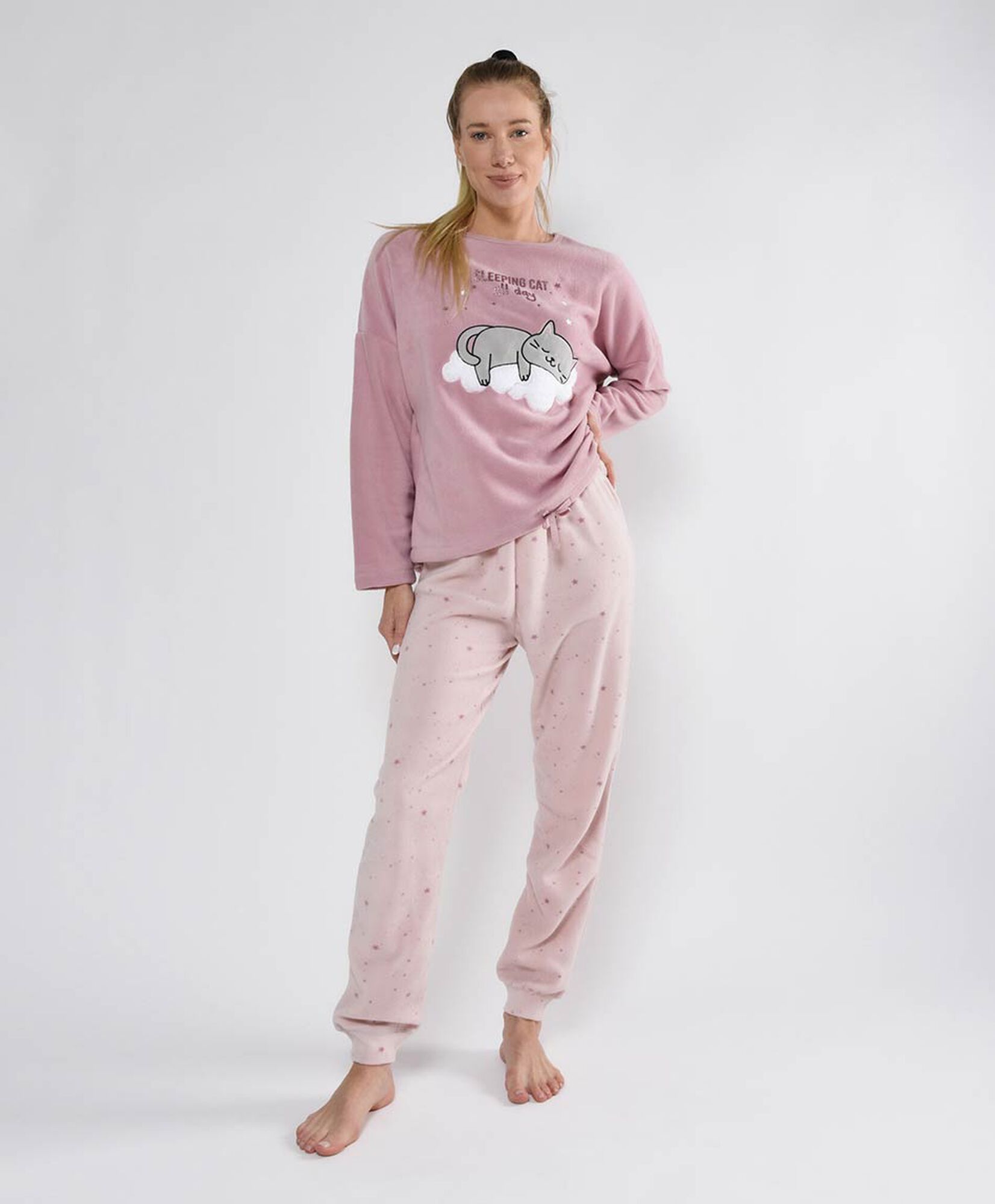 Pijama mujer polar estrellas 2 piezas Pijama mujer polar estrellas 2 piezas