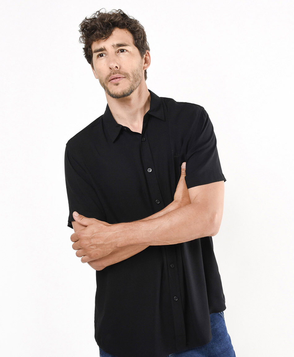 Camisa hombre mini bordado