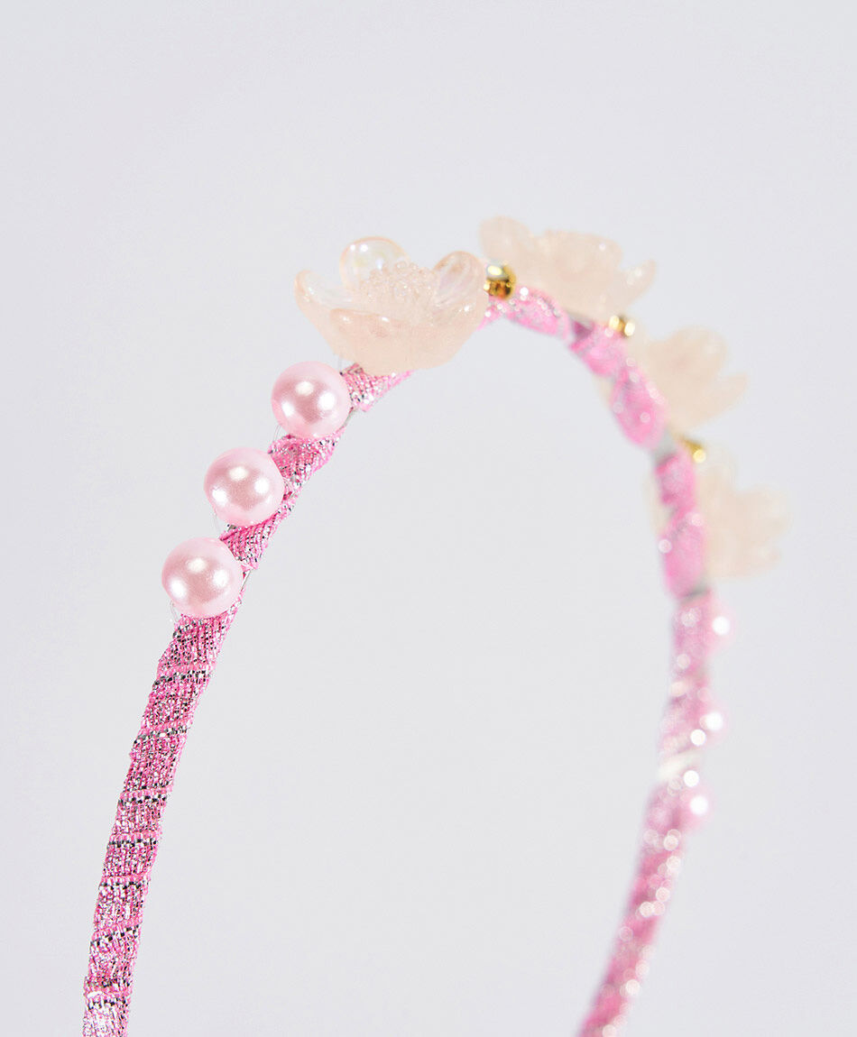 Cintillo infantil flores