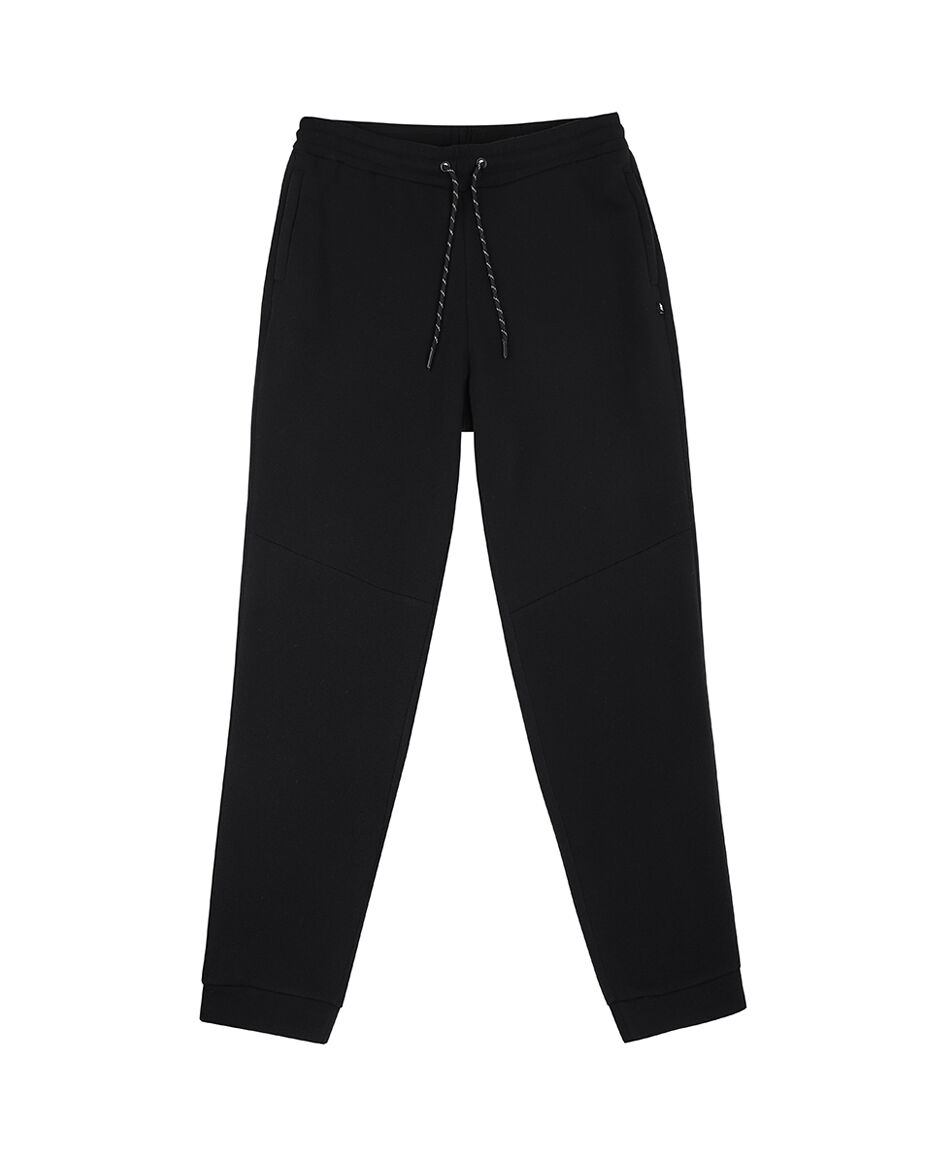 Pantal&oacute;n deportivo hombre liso negro