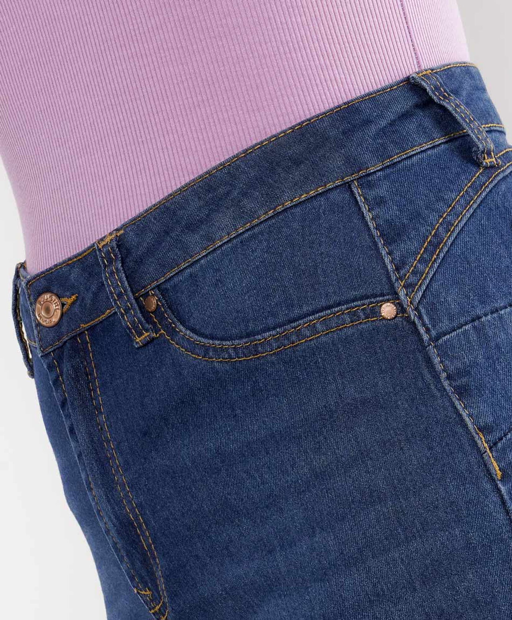 Jeans mujer basta desflecada skinny fit Jeans mujer basta desflecada skinny fit