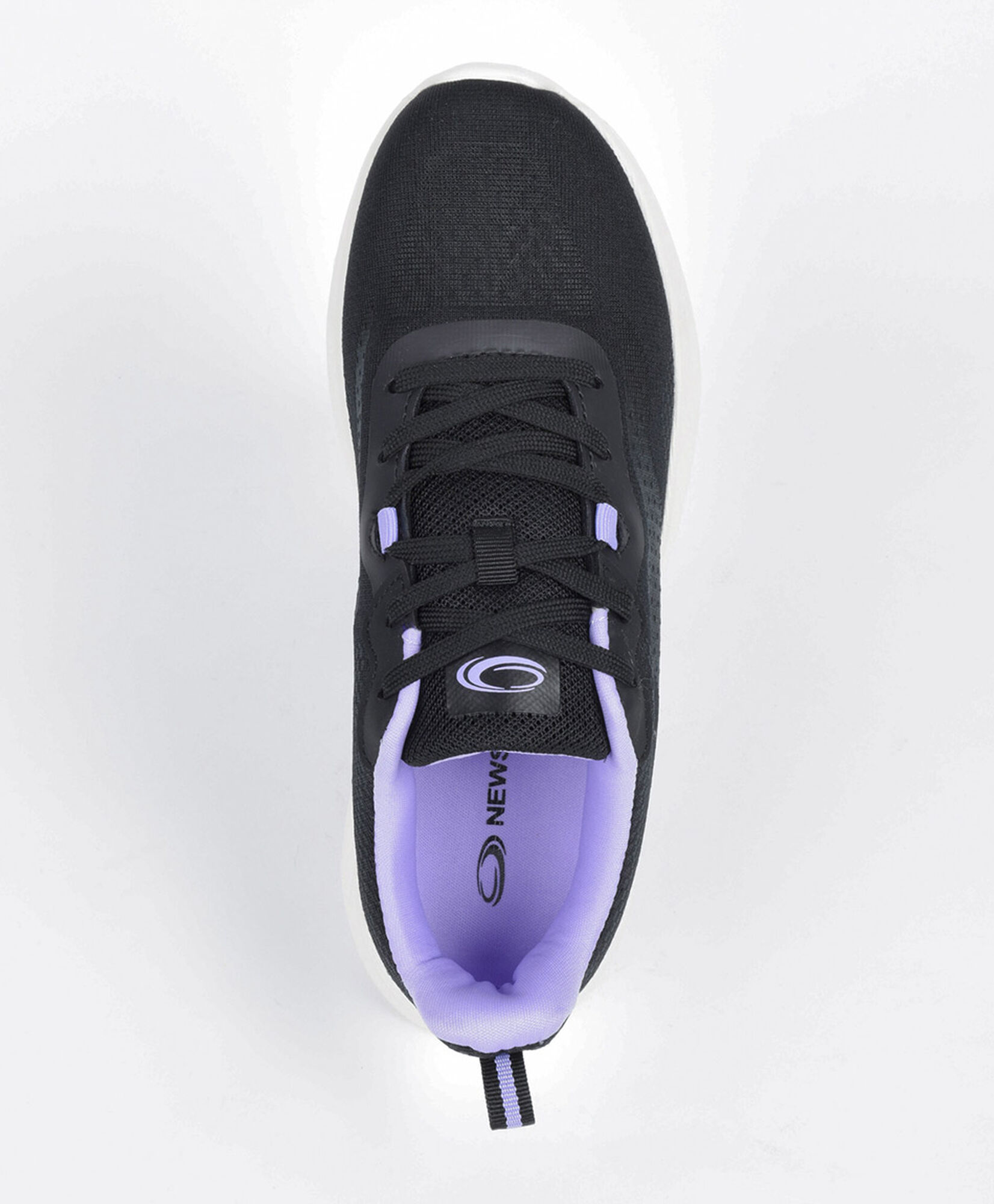 Zapatilla deportiva mujer negra y lila Zapatilla deportiva mujer negra y lila