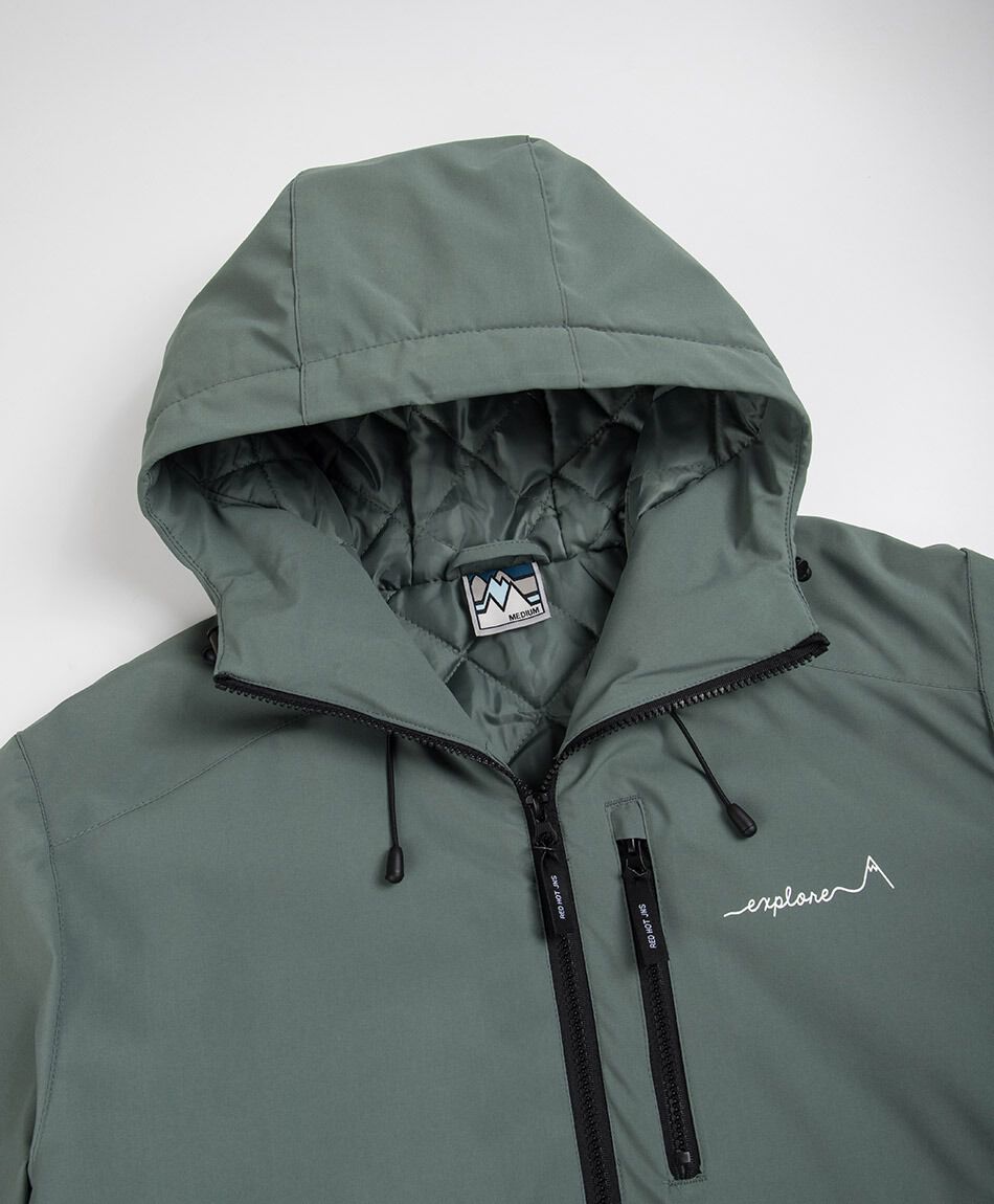 Chaqueta hombre capucha outdoor
