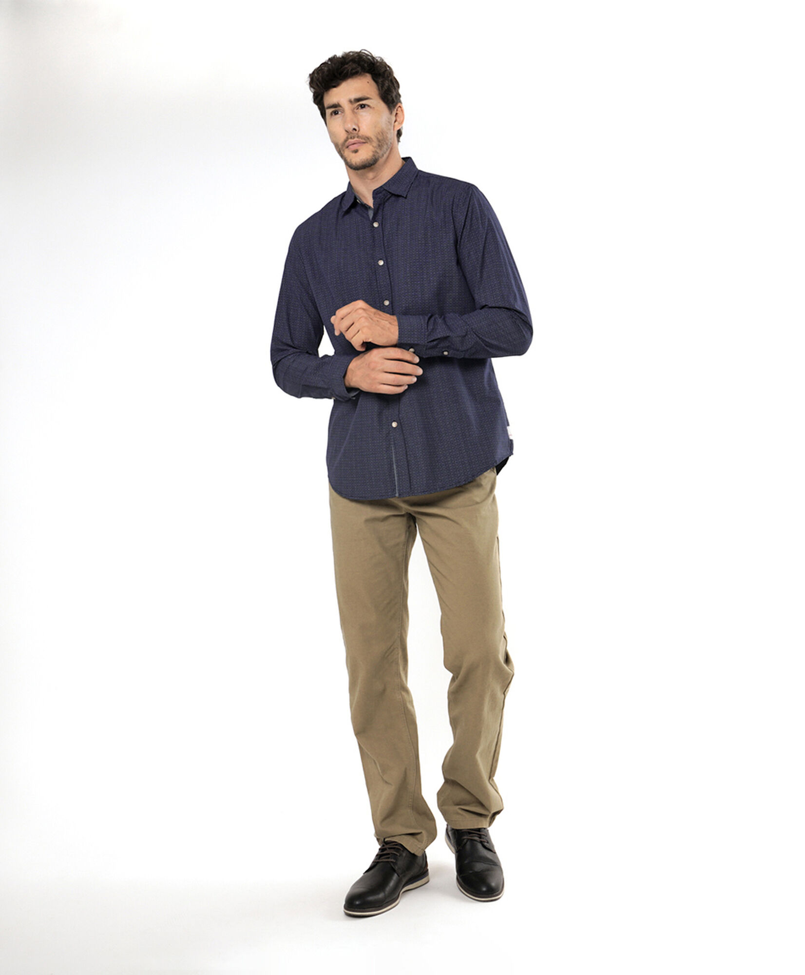 Camisa hombre mini cuadros Camisa hombre mini cuadros