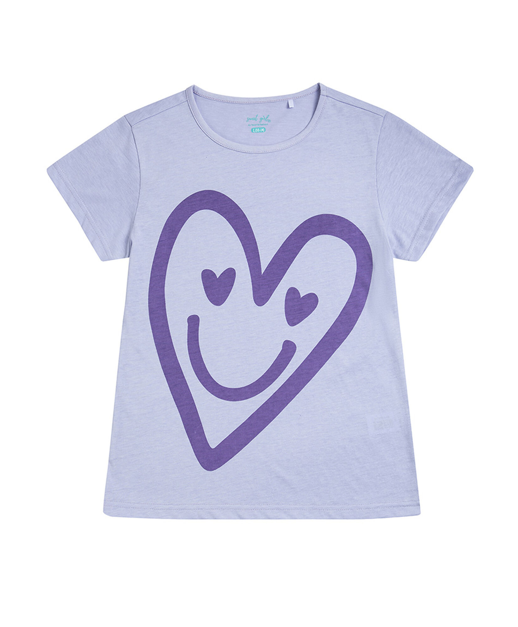 Polera niña corazón Polera niña corazón