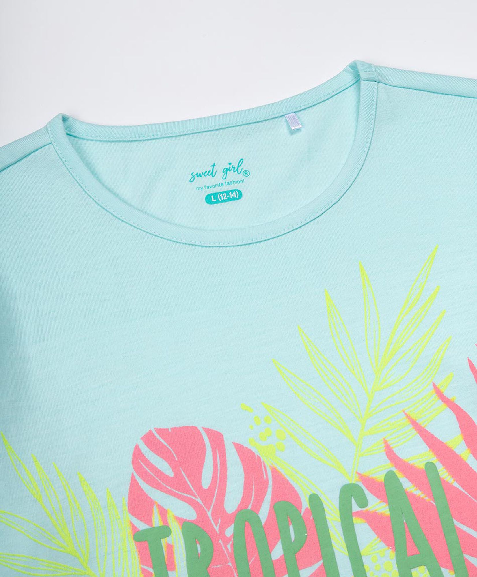 Polera niña tropical Polera niña tropical