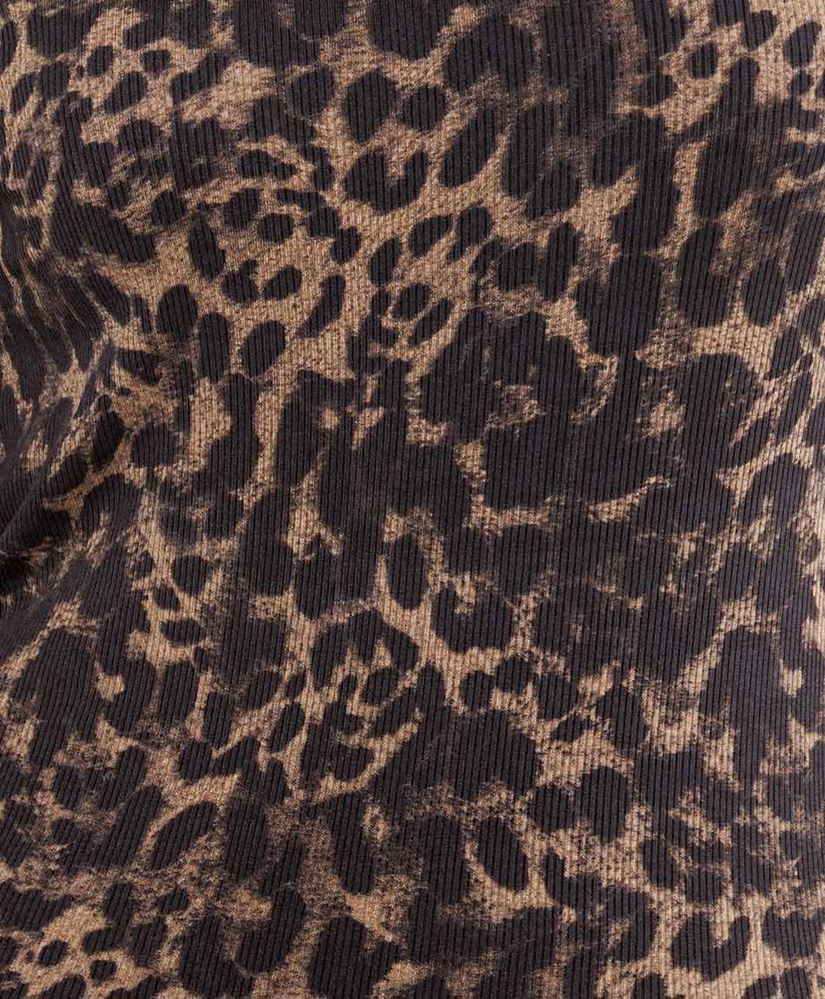 Polera mujer animal print leopardo Polera mujer animal print leopardo