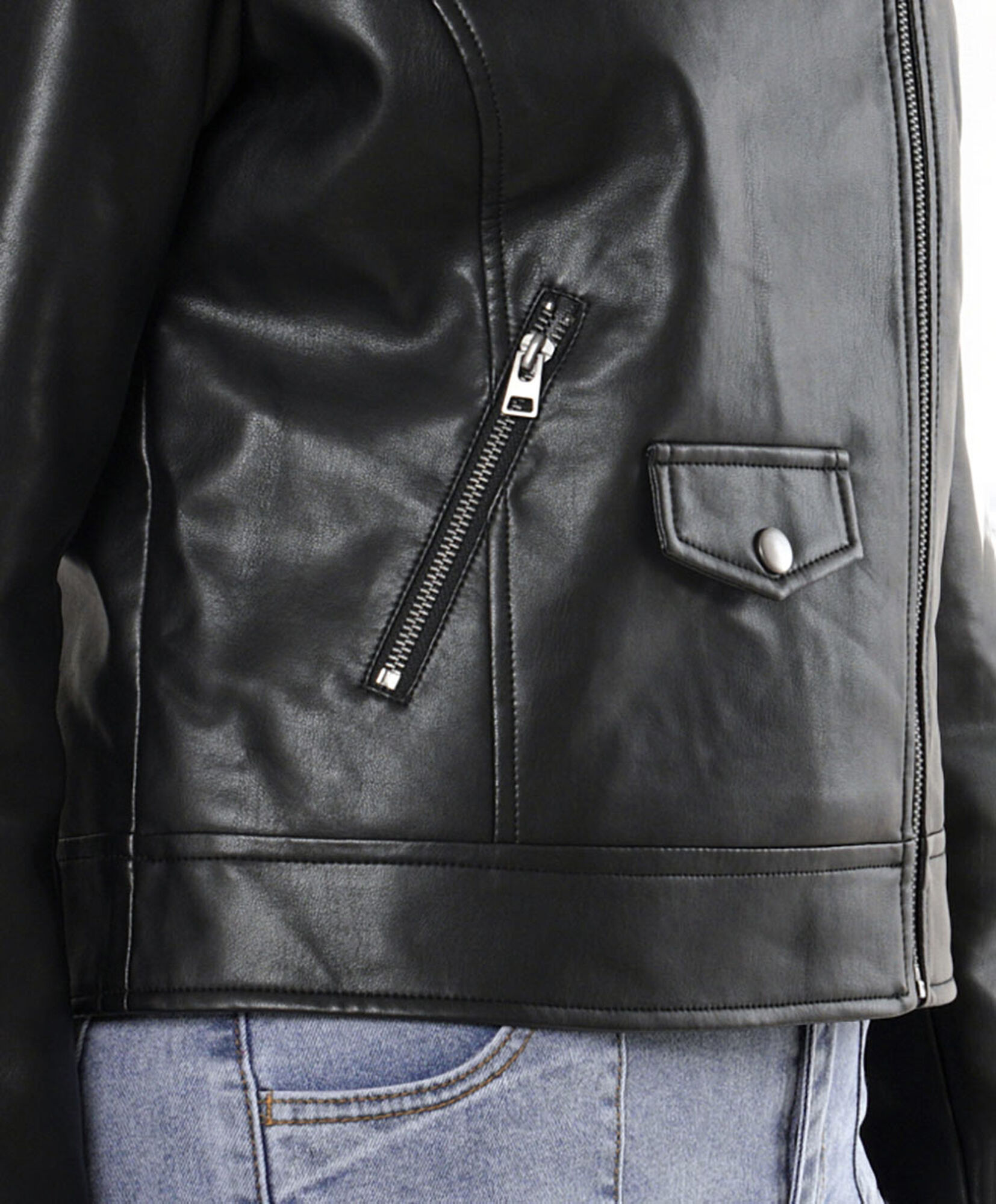 Chaqueta mujer biker cruzada Chaqueta mujer biker cruzada