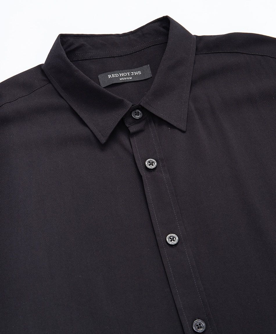 Camisa hombre lisa manga corta