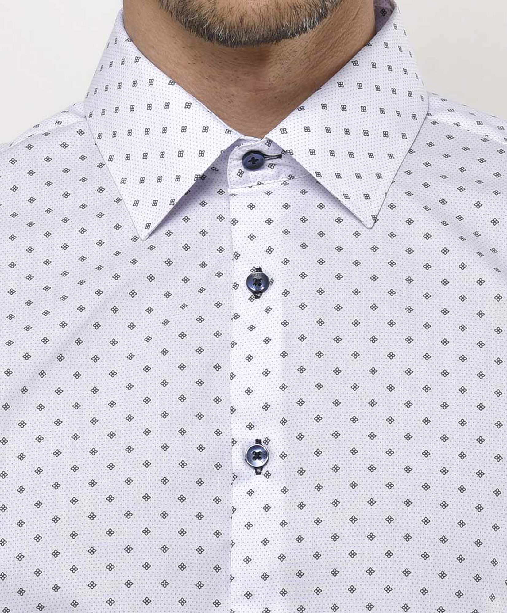 Camisa hombre mini rombos Camisa hombre mini rombos