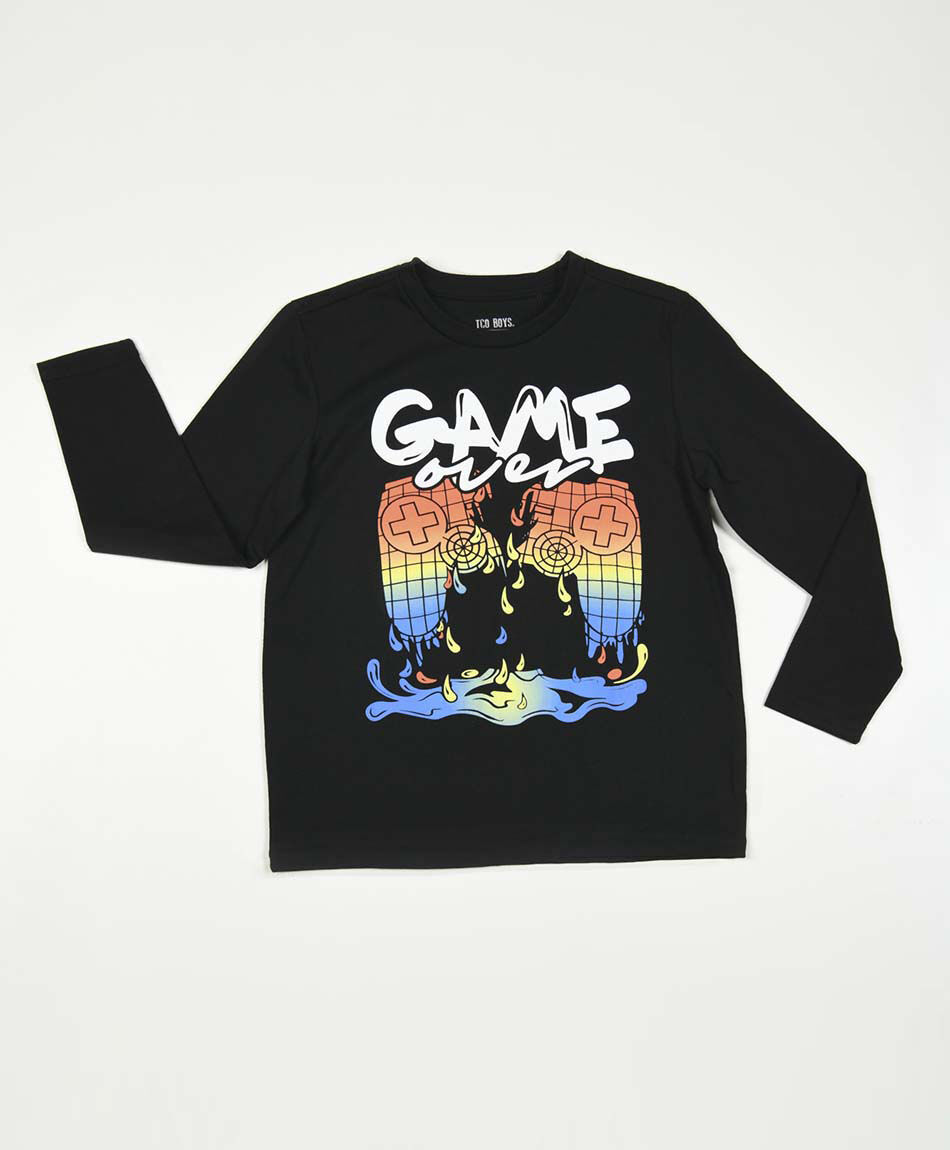 Polera niño game over