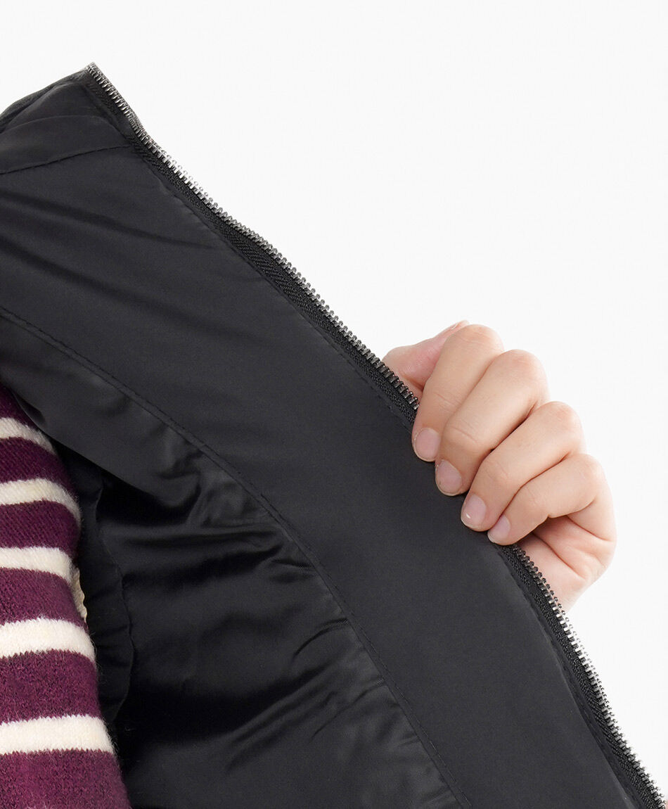 Parka mujer larga sin mangas