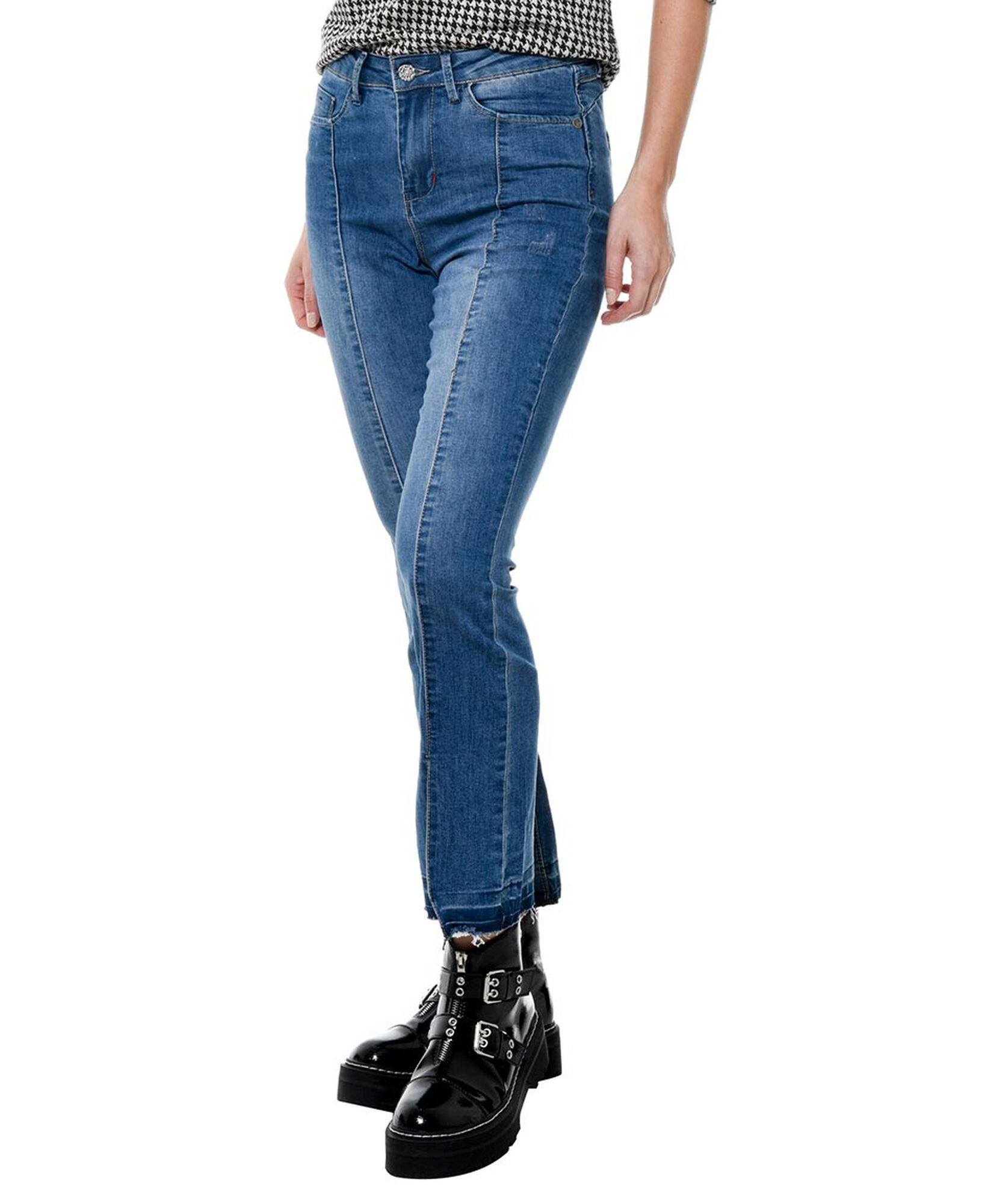 Jeans corte frontal Jeans corte frontal