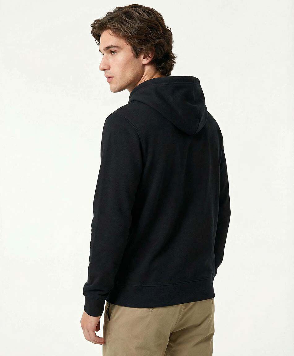 Poler&oacute;n hombre con capucha tortuga