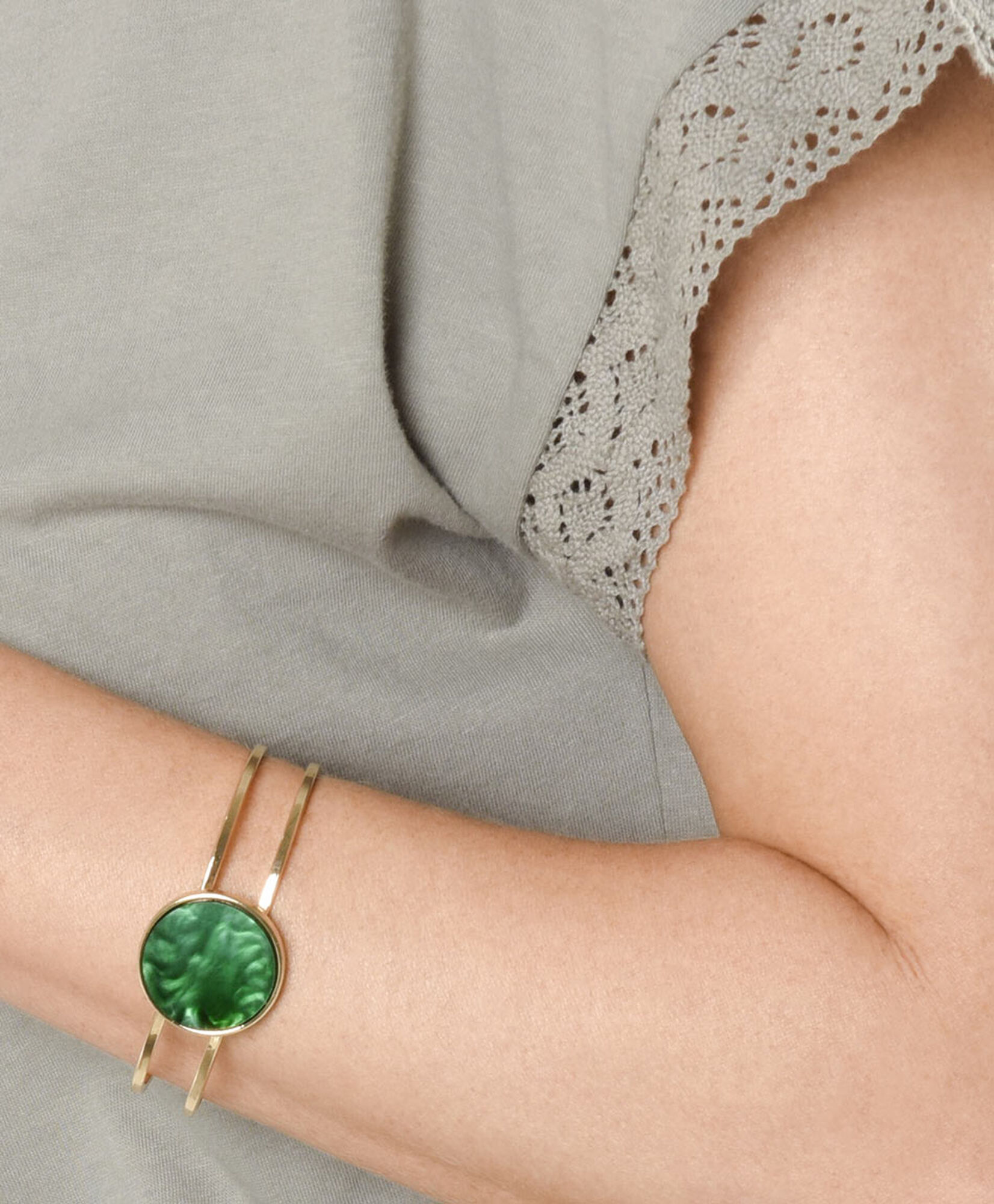 Pulsera mujer verde y dorado Pulsera mujer verde y dorado