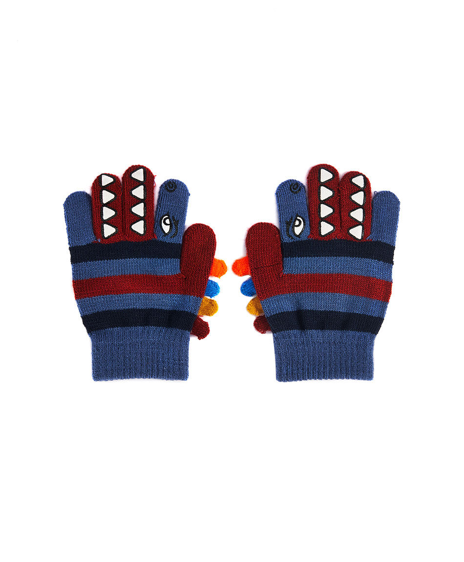 Guantes ni&ntilde;o dise&ntilde;o dinorex
