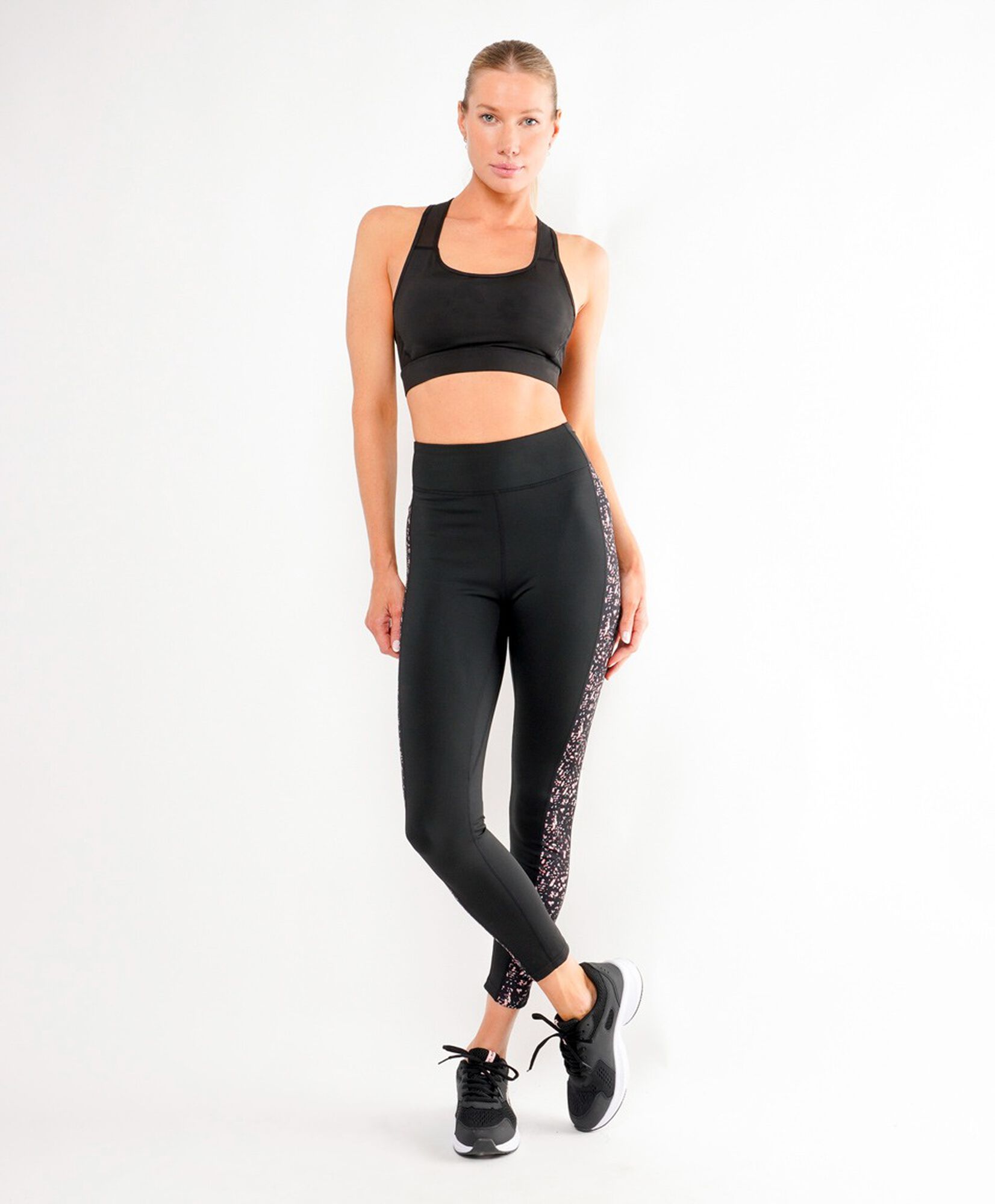 Calza deportiva mujer print lateral Calza deportiva mujer print lateral