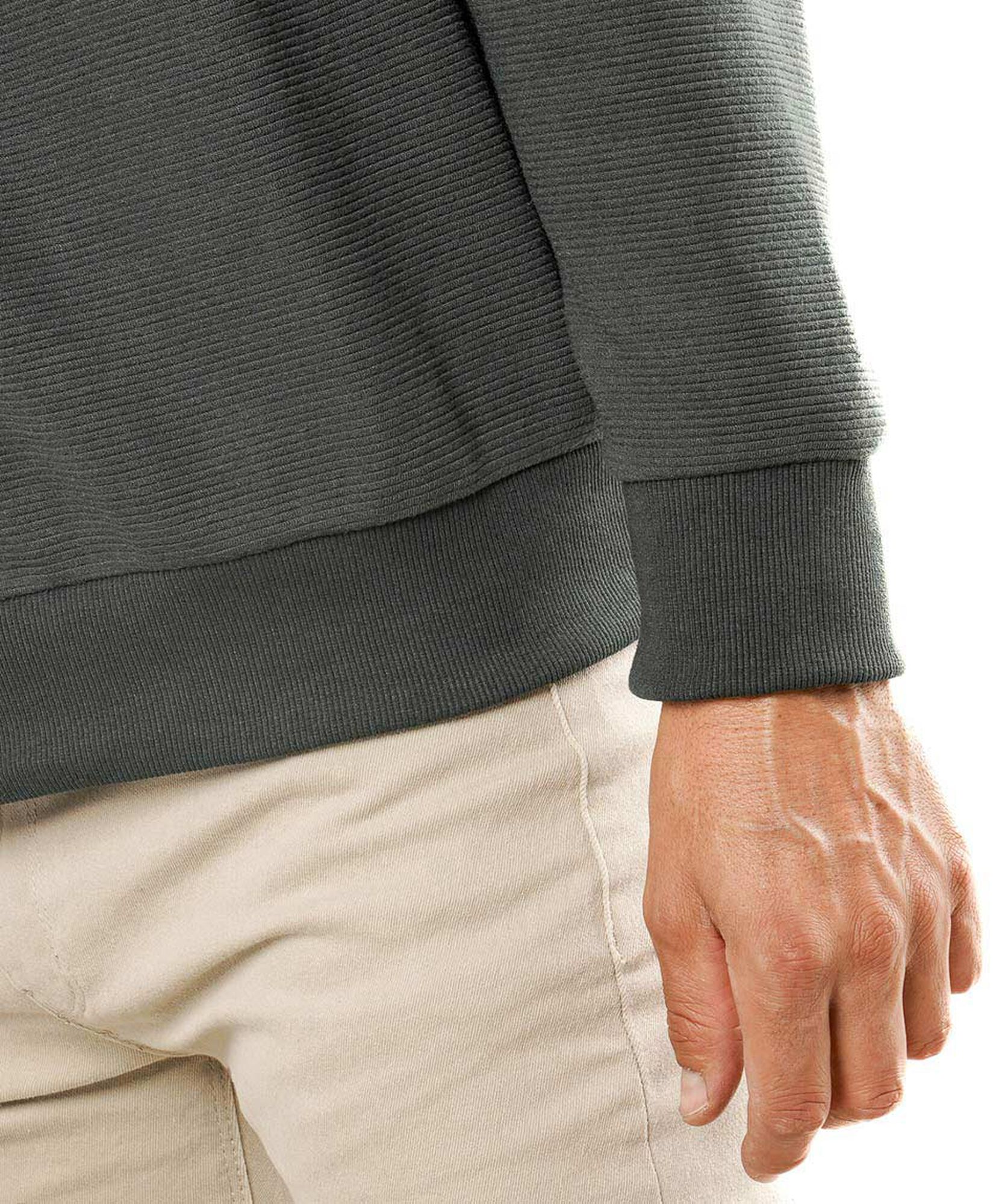 Polerón hombre liso verde Polerón hombre liso verde