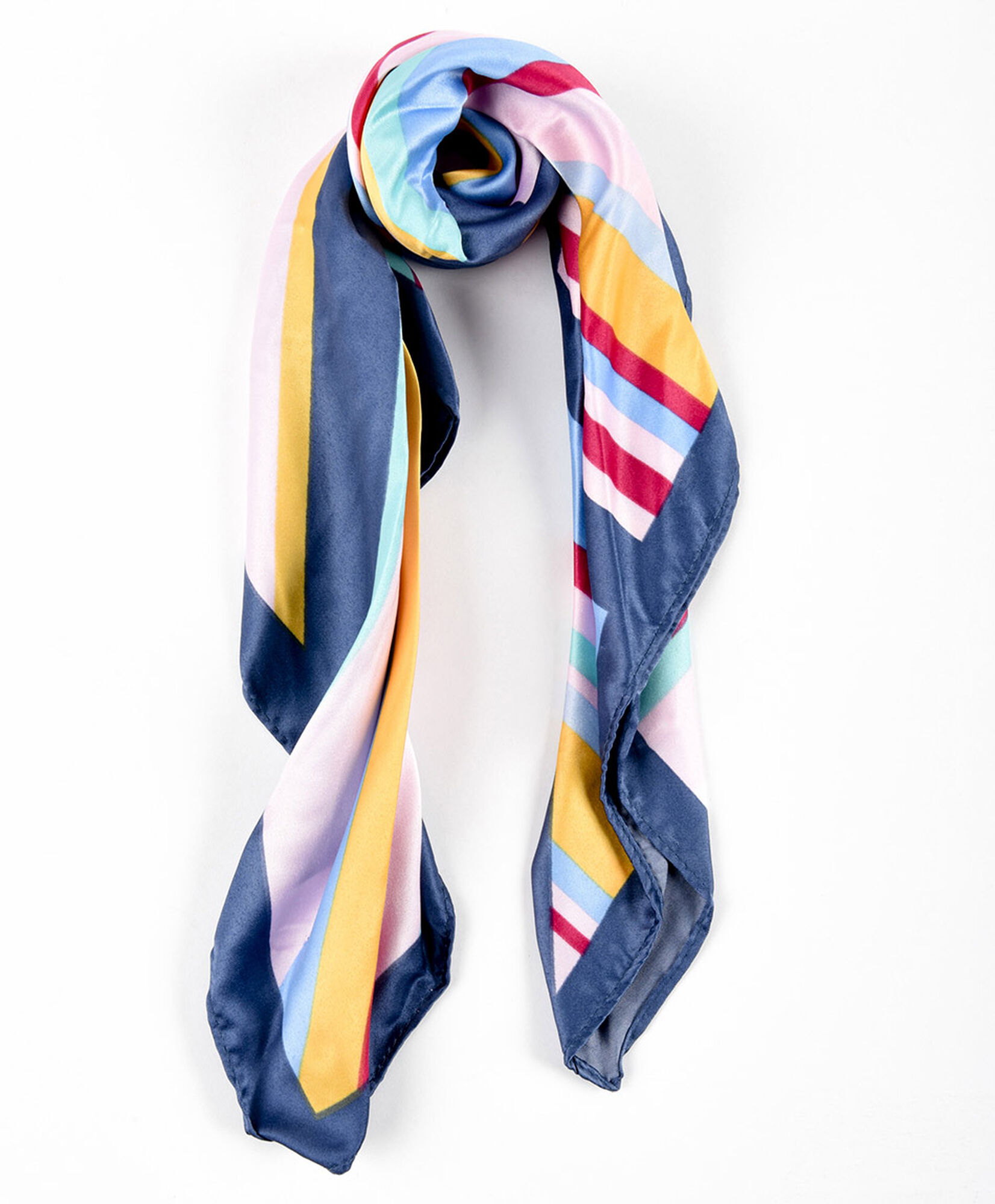 Pañuelo mujer líneas colores Pañuelo mujer líneas colores