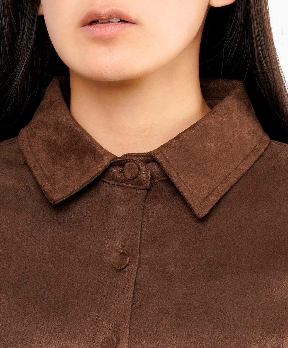 Chaqueta mujer oto&ntilde;al color tierra