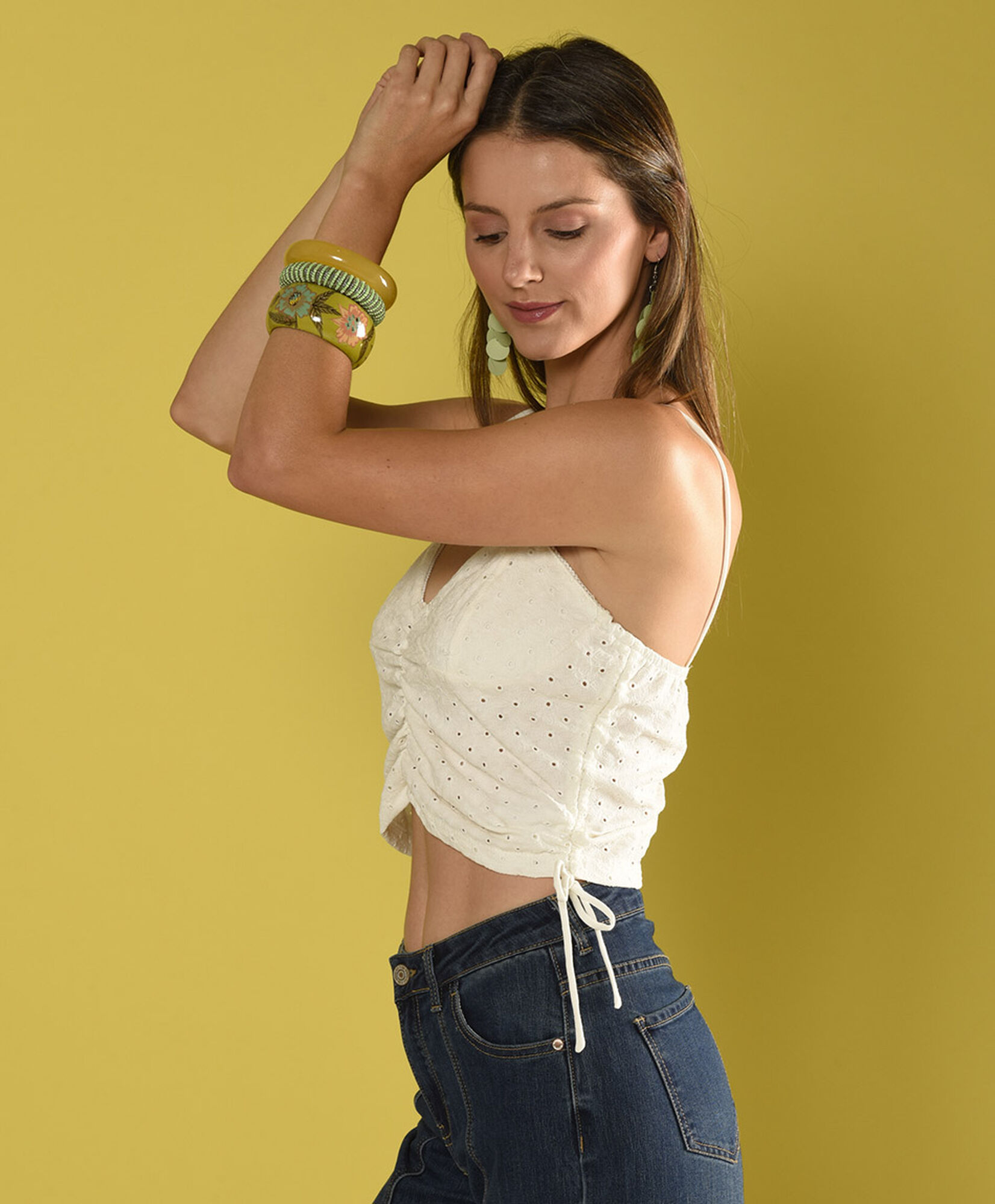 Top broderie lazos Top broderie lazos